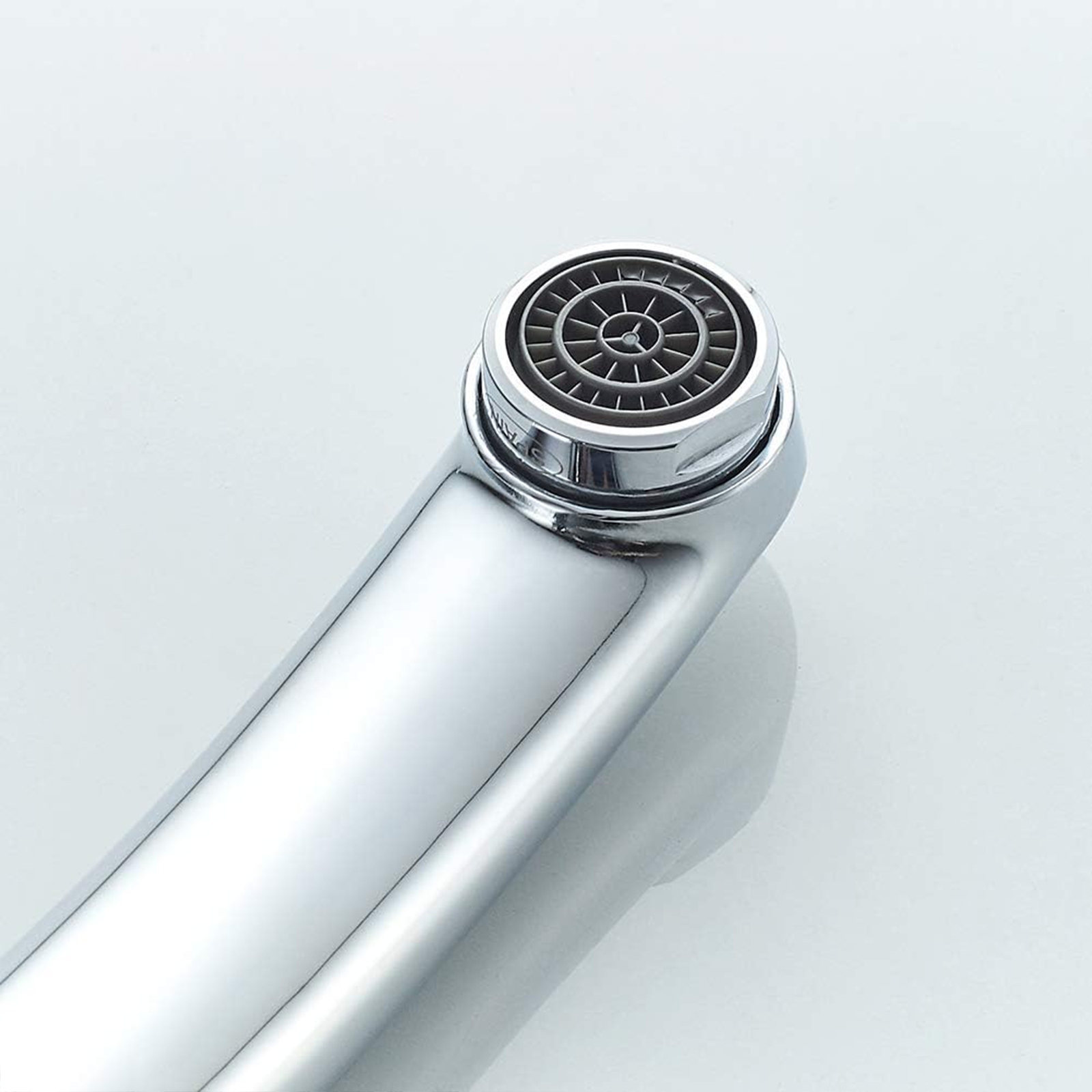 "King" high spout sink mixer in chromed brass with ø 42 mm cartridge