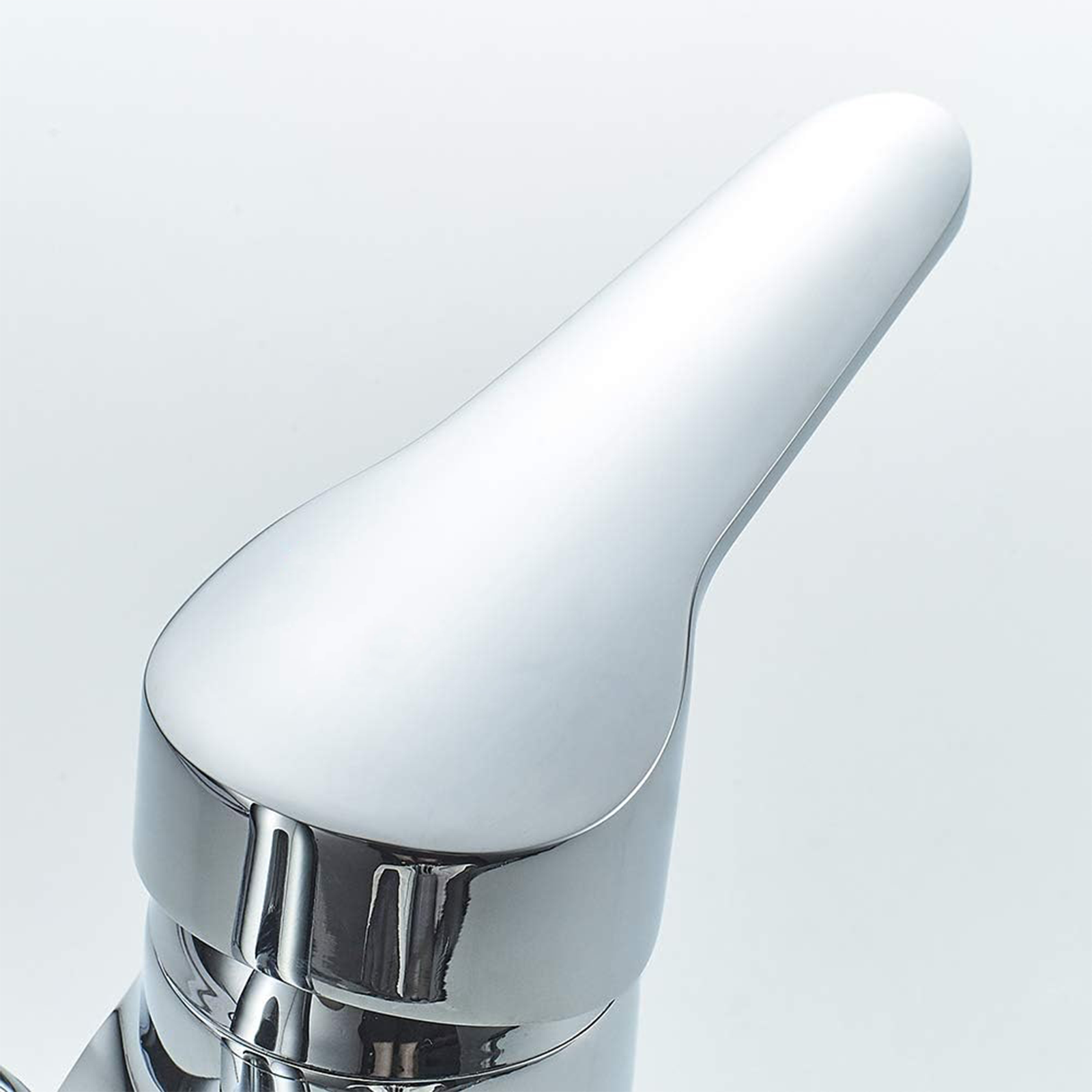 "King" high spout sink mixer in chromed brass with ø 42 mm cartridge