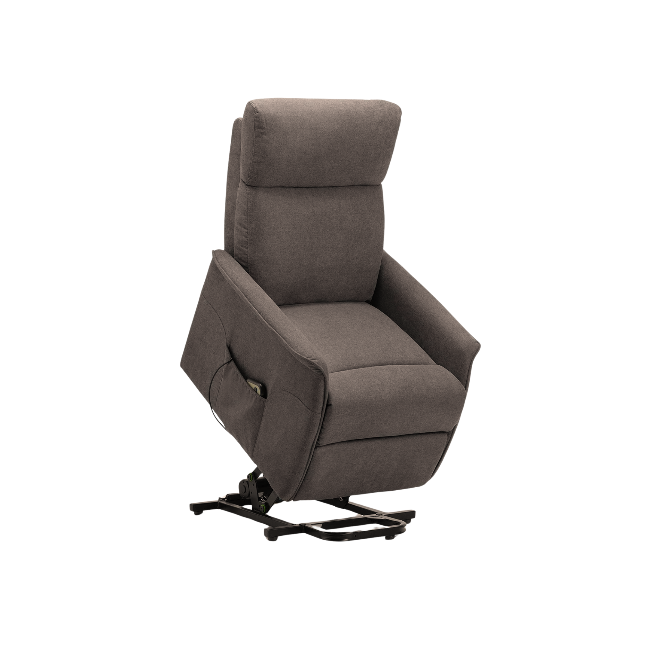 "Relax" reclining armchair with lift function in enjoy fabric, 66x90 cm, 97h