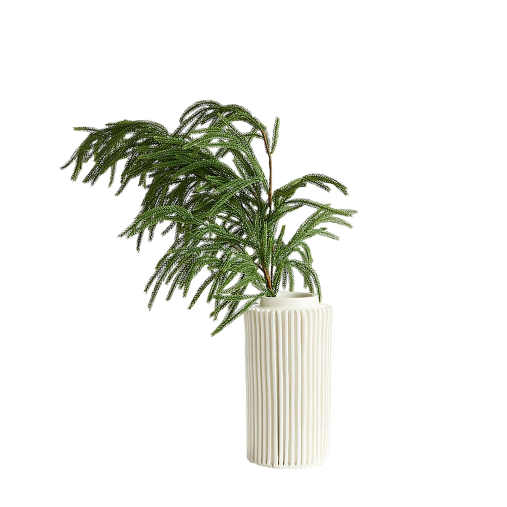 Norfolk Pine Green Branch in Real Touch PE, 90cm