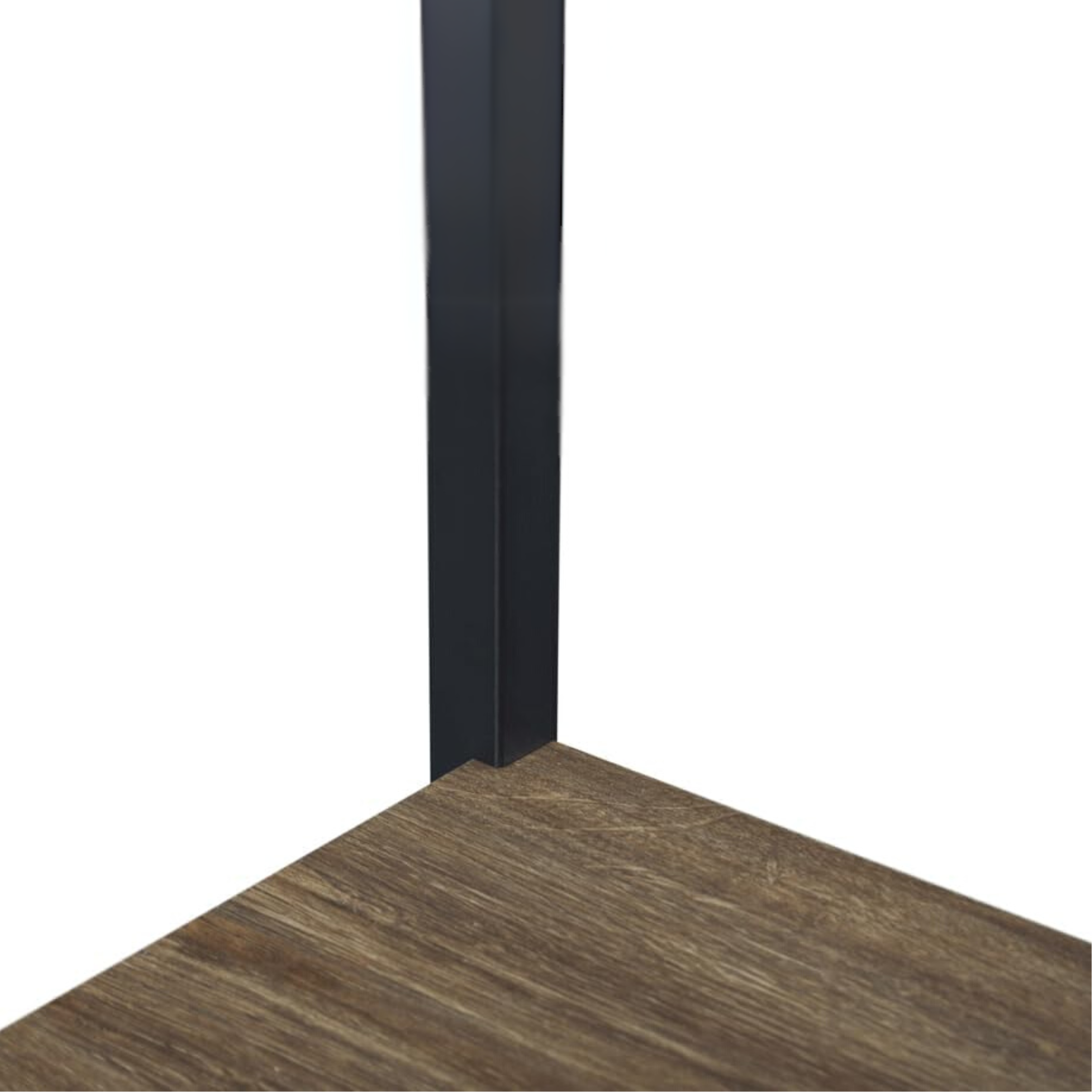 Librería “Industrial” en madera de roble y metal, 80x30x180 cm.