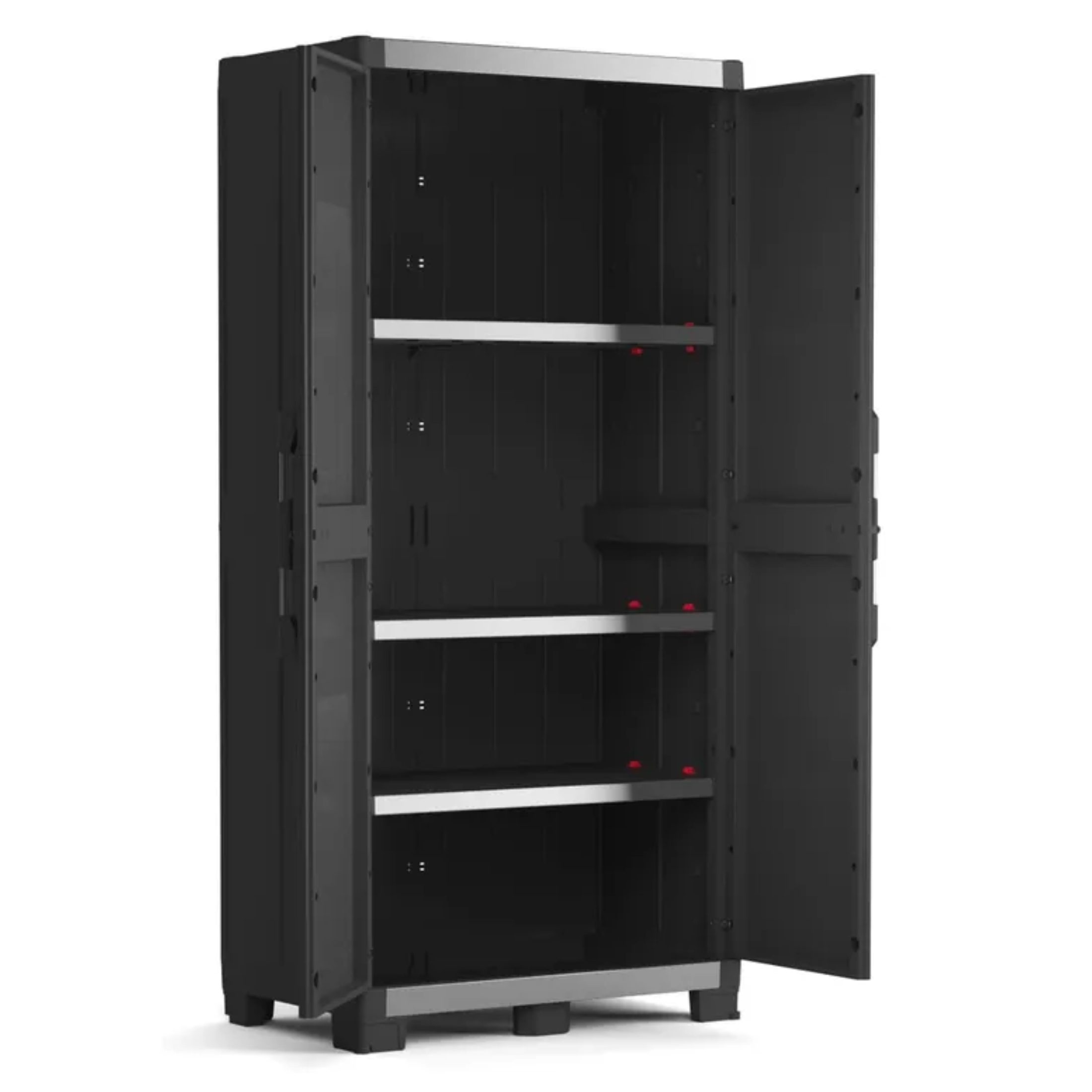 "Conny" tool cabinet with handles and metal reinforcements, 89x54 cm, 188h