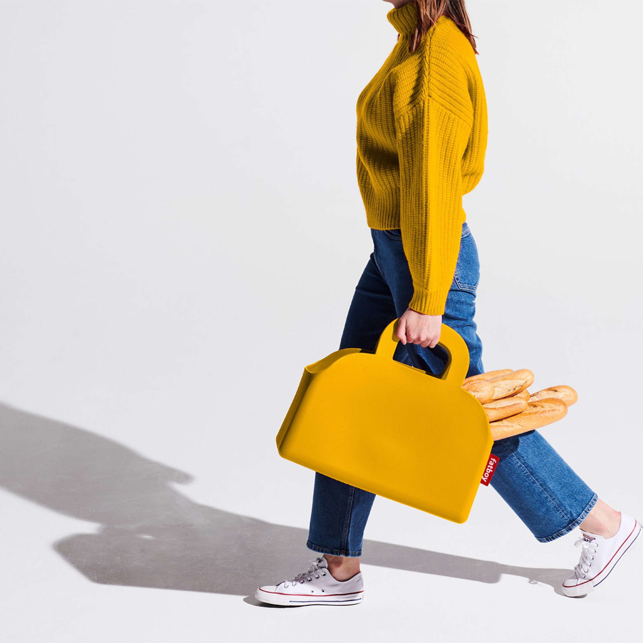 Small "Sjopper-Kees" bag in rigid EVA 47x17 cm 44h