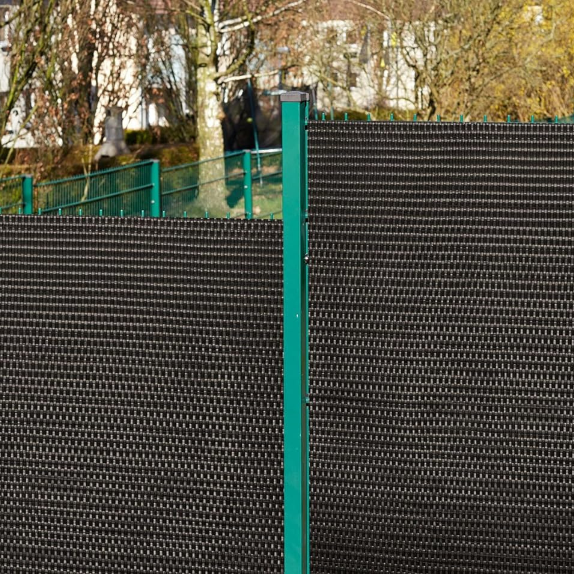 "Temp" rattan-effect privacy fence in a double-sided roll, 90x500 cm