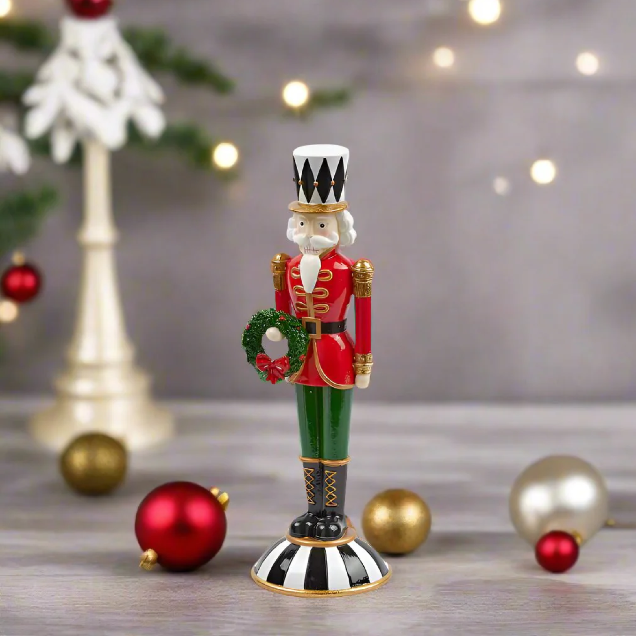 Decorative nutcracker soldier figurine Christmas decoration 30cm high