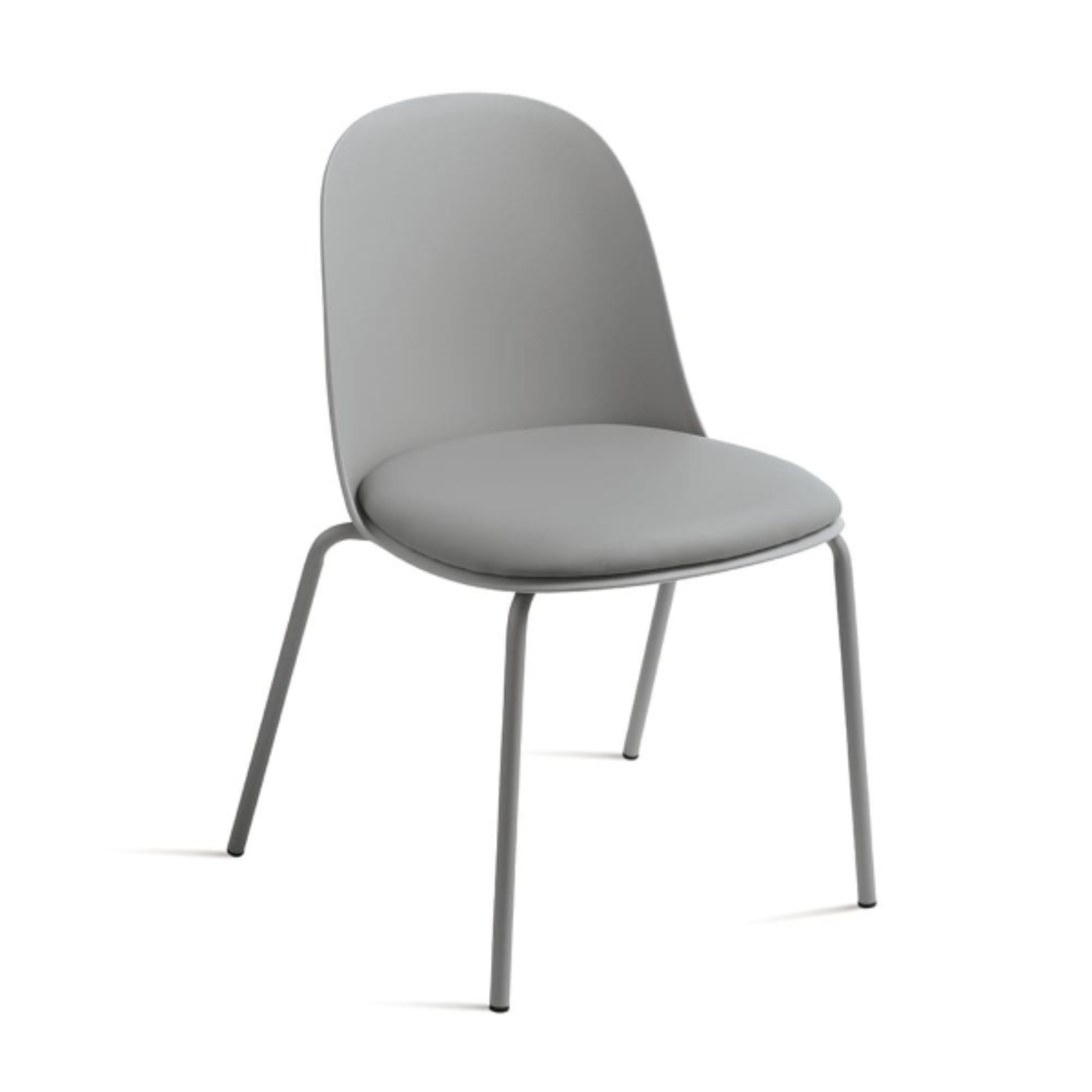 Set of modern "Marvin" upholstered chairs in polypropylene, 50x52 cm, h80 cm
