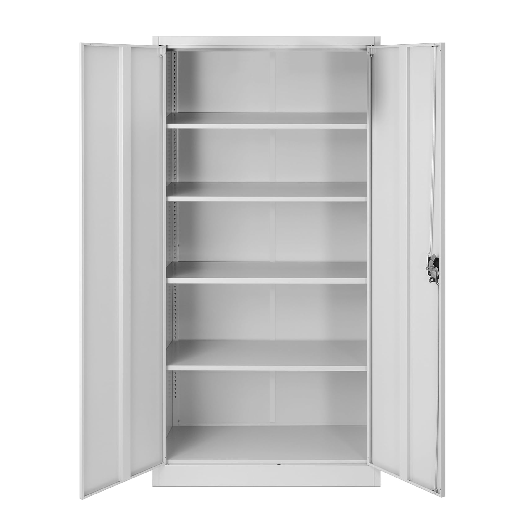 "Arb" 2-door metal office cabinet with adjustable shelves, 100x45 cm, 200 cm high