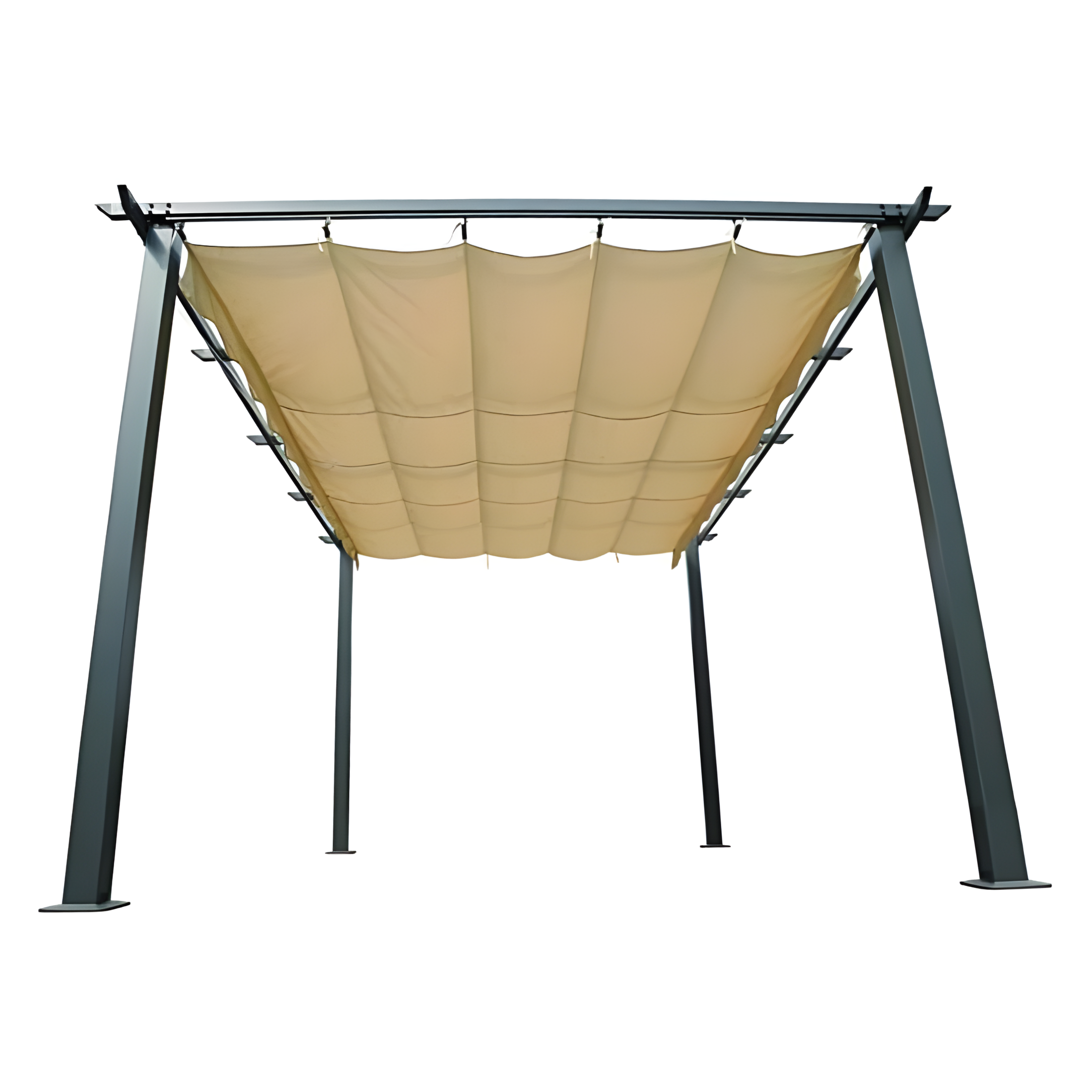 "Sun" sliding aluminum gazebo with 400x300 cm 230h cover
