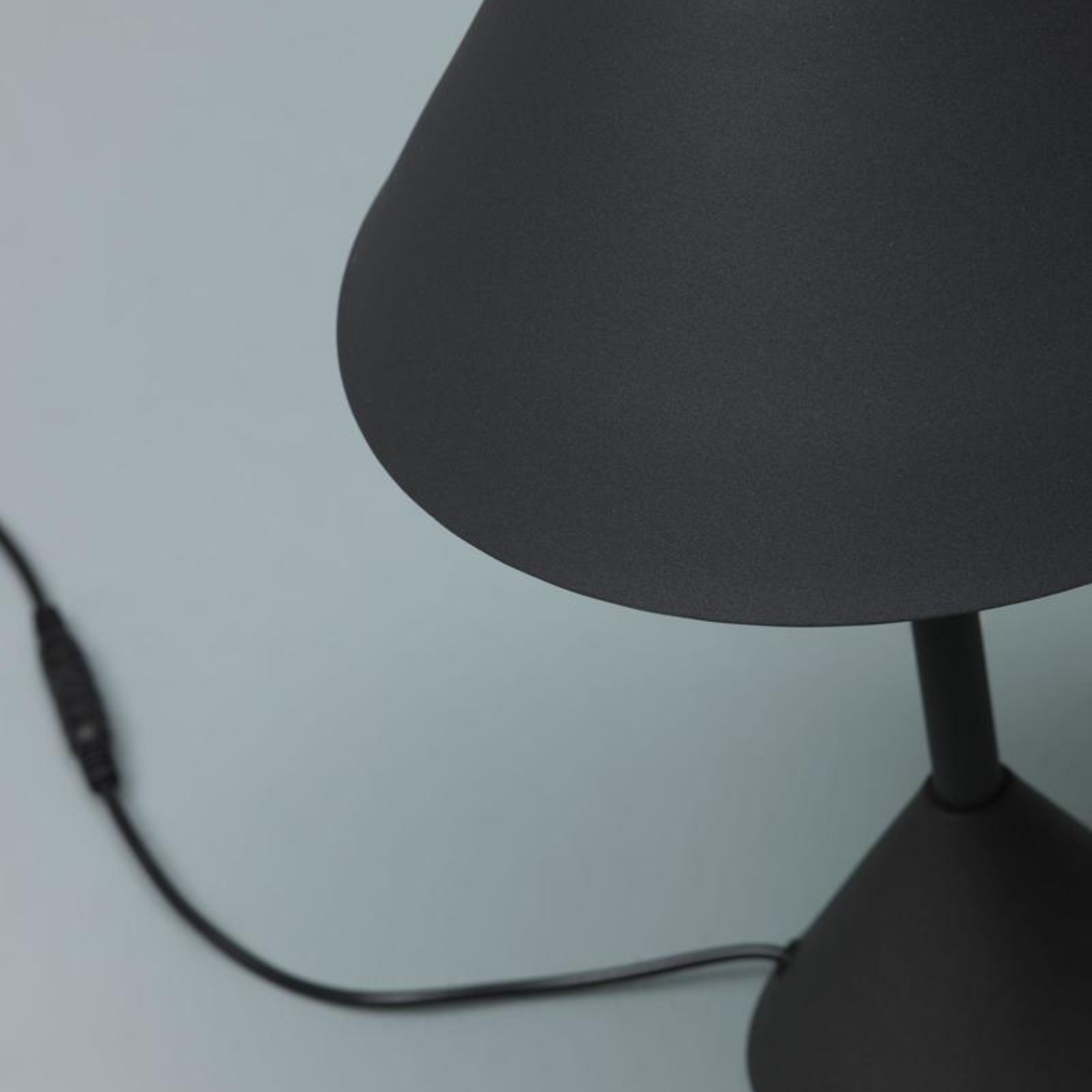 "Kobi" LED floor and table lamp with metal shade