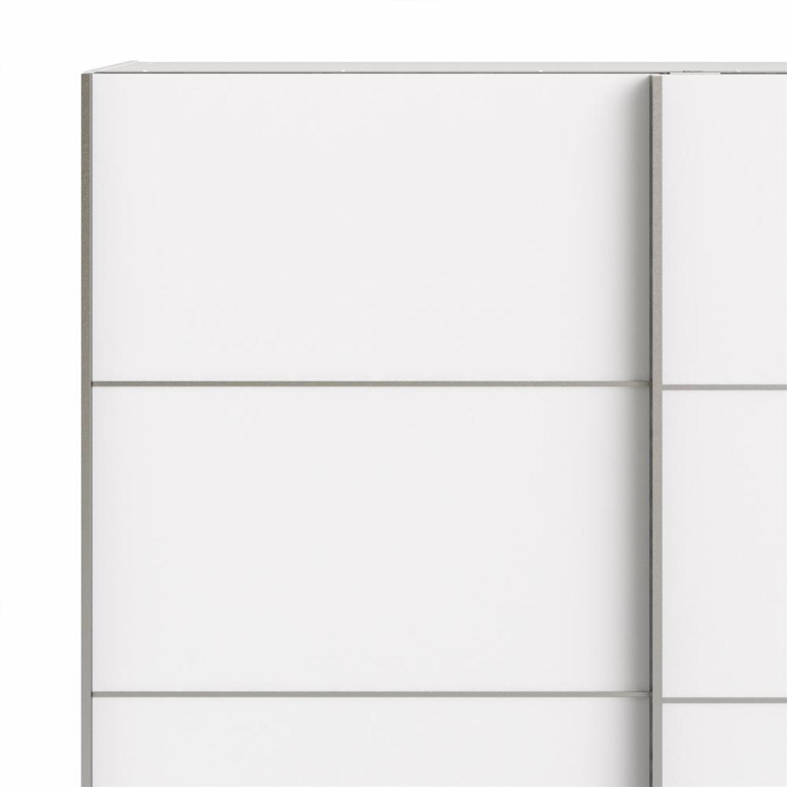 Modern wooden wardrobe "Verona" 2 sliding doors bedroom cm 182x64 201h