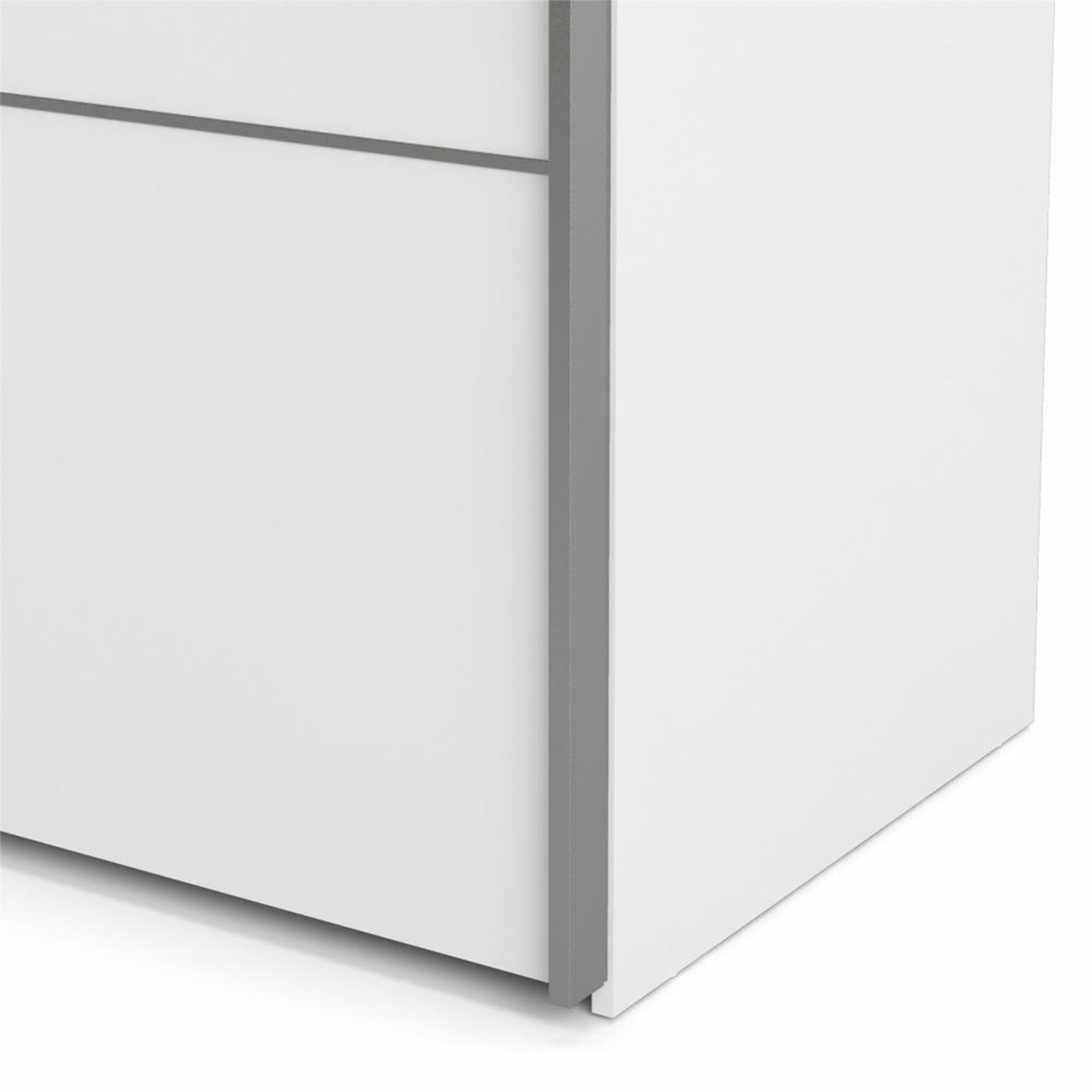 Modern wooden wardrobe "Verona" 2 sliding doors bedroom cm 182x64 201h