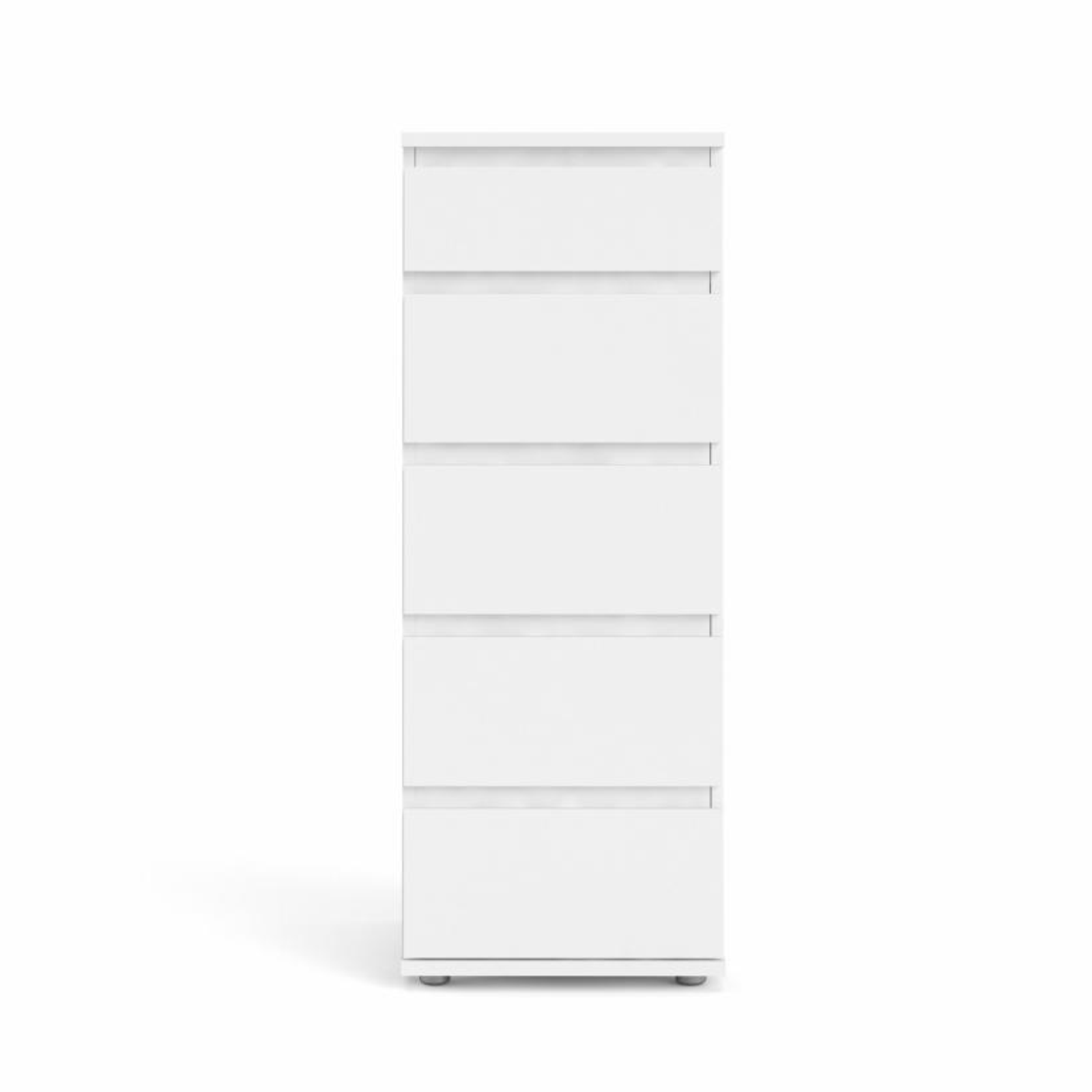 Modern "Nova" bedroom chest of drawers in white and oak wood