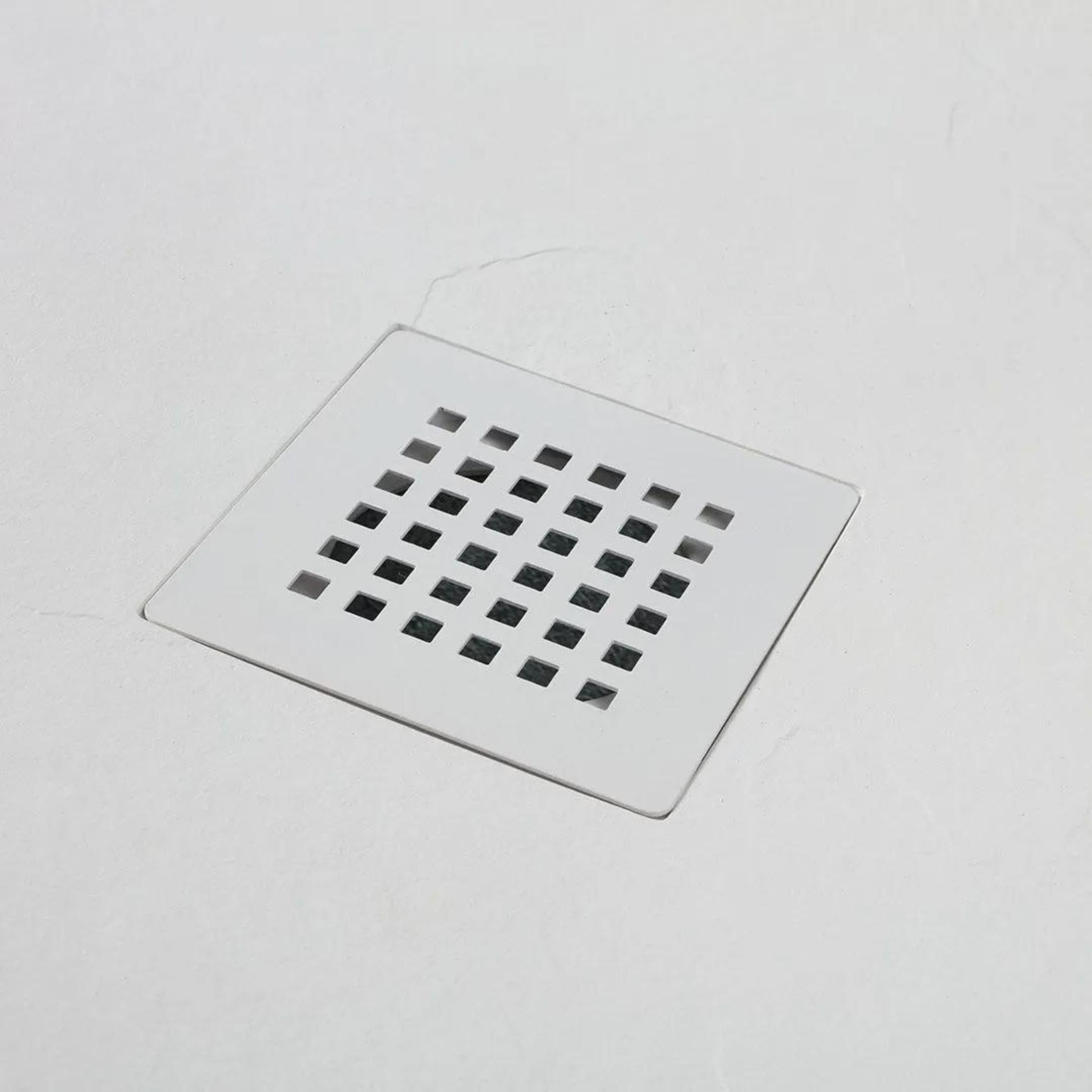 "Milano" semicircular shower tray in non-slip stone-effect resin