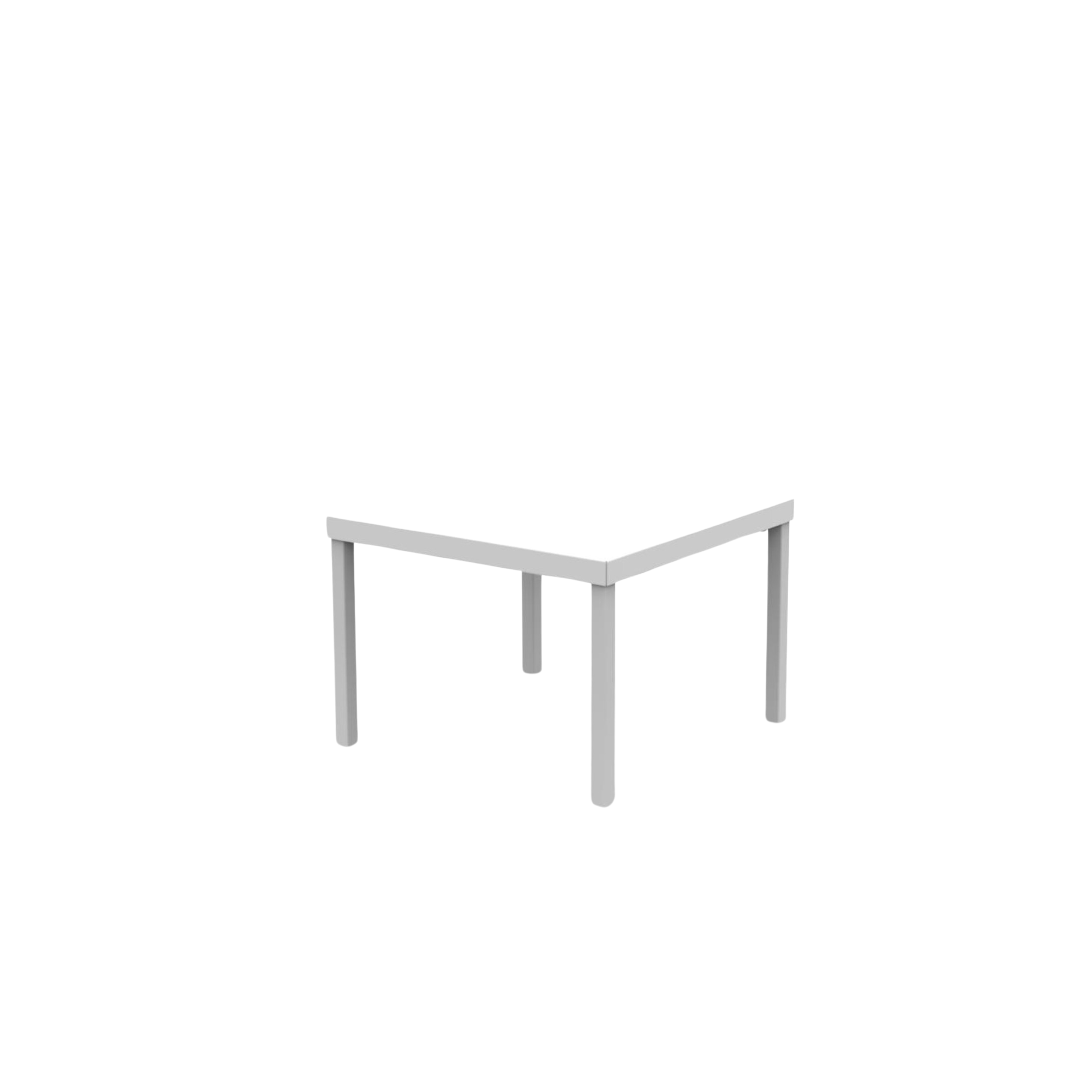 "Alice3" stackable square metal garden table, 40x40 cm, 38.5 cm high