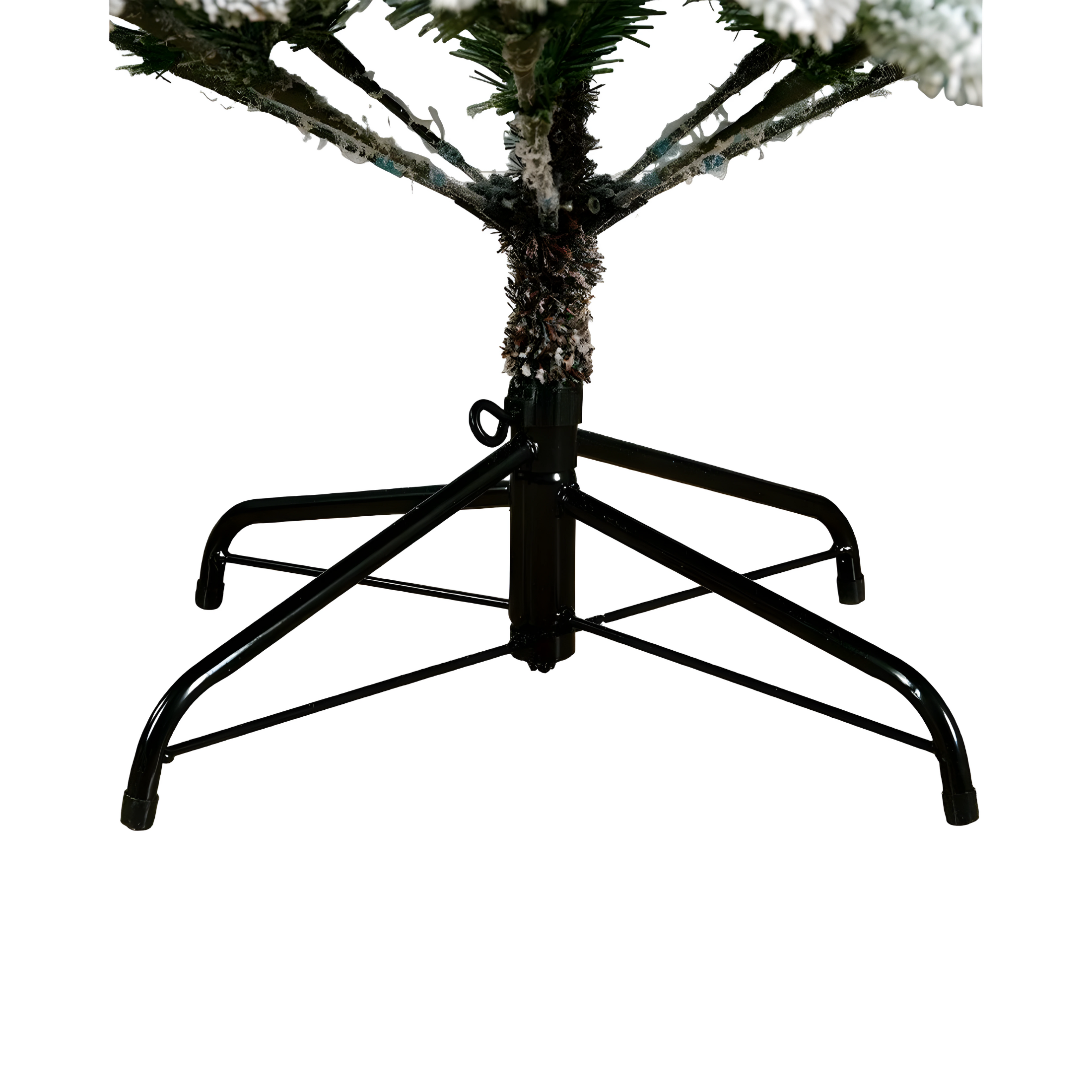 Árbol de Navidad nevado "Cristalgem" con LED y varita mágica en PE Efecto Real Touch + PVC + Flock