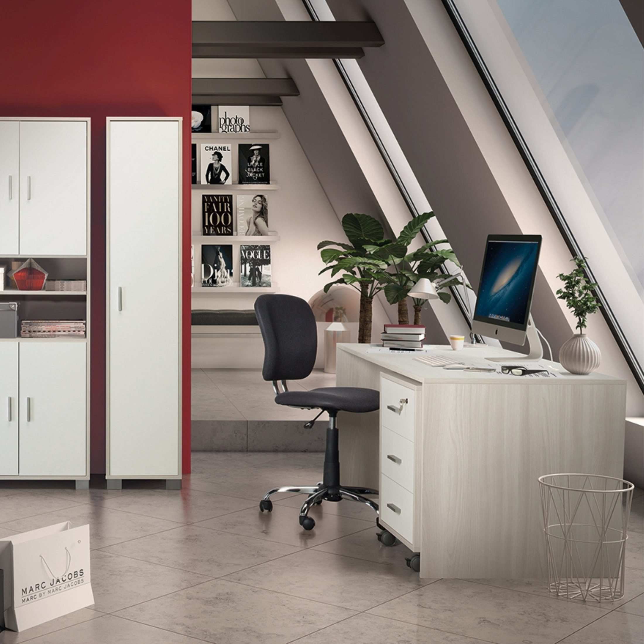 Vintage "Viria" wooden office desk, 120x73 cm, 73h