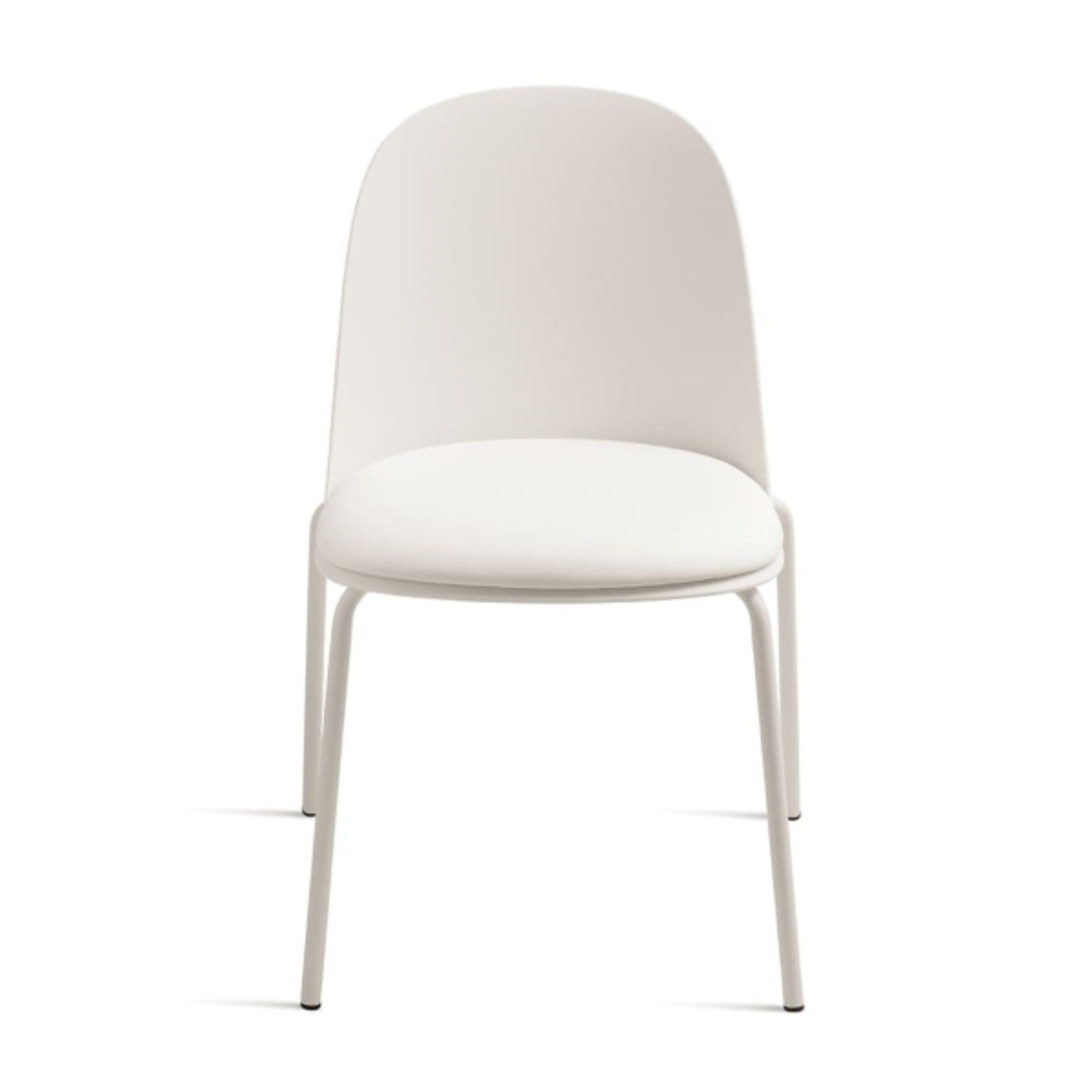 Set of modern "Marvin" upholstered chairs in polypropylene, 50x52 cm, h80 cm