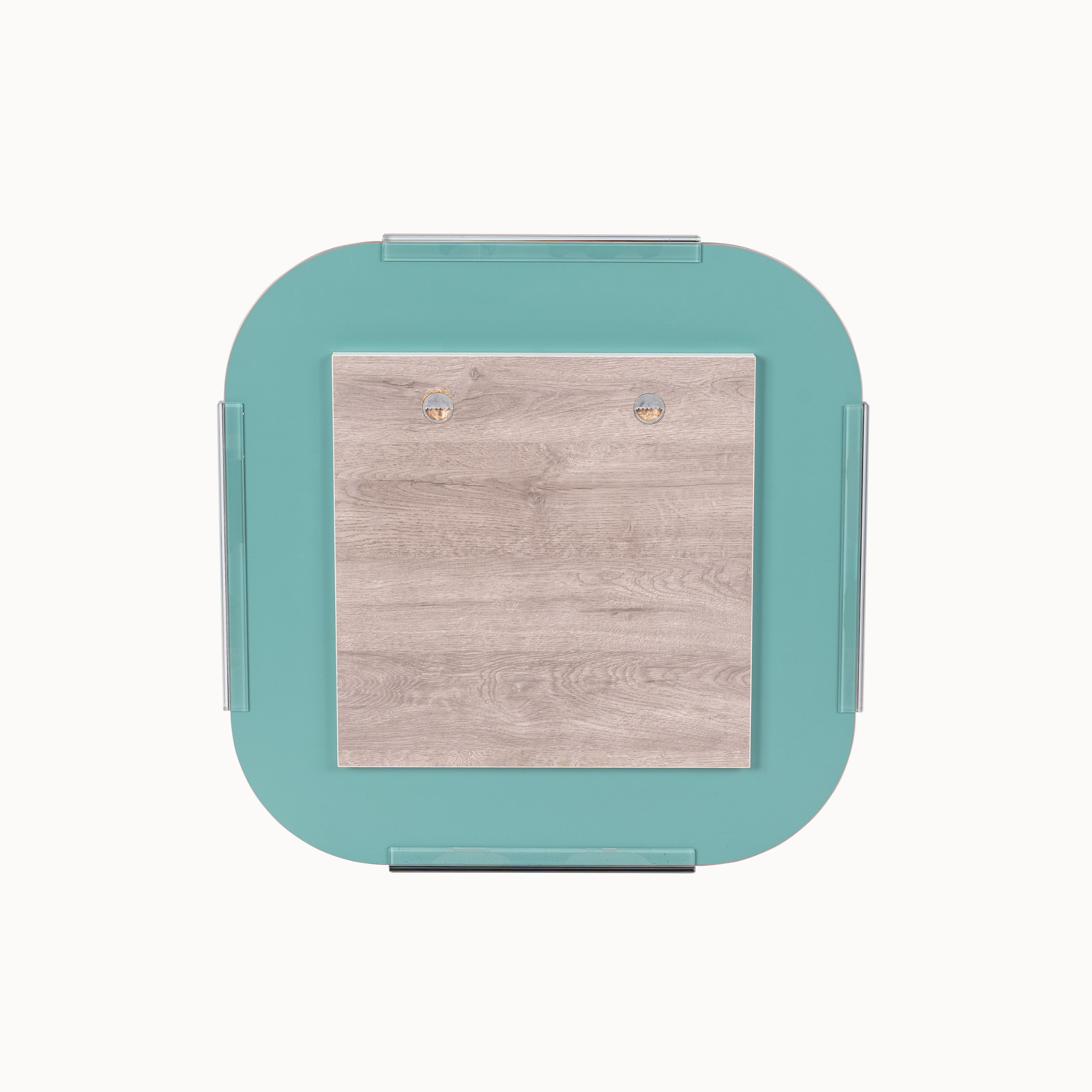 "Colin" wall mirror in metal and glass 61x2 61h cm