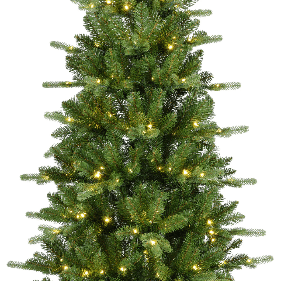 Albero di Natale slim "Arielis Slim" con micro Led in PE Effetto Real Touch + PVC - MondoViro