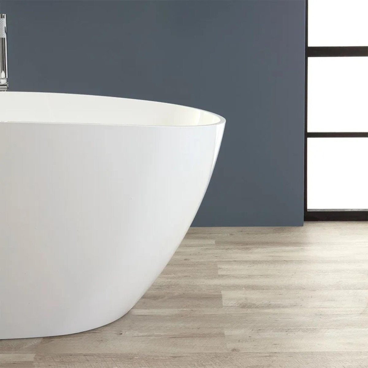 Vasca da bagno freestanding "Roma" in marmo ricomposto cm 156x71 56h - MondoViro
