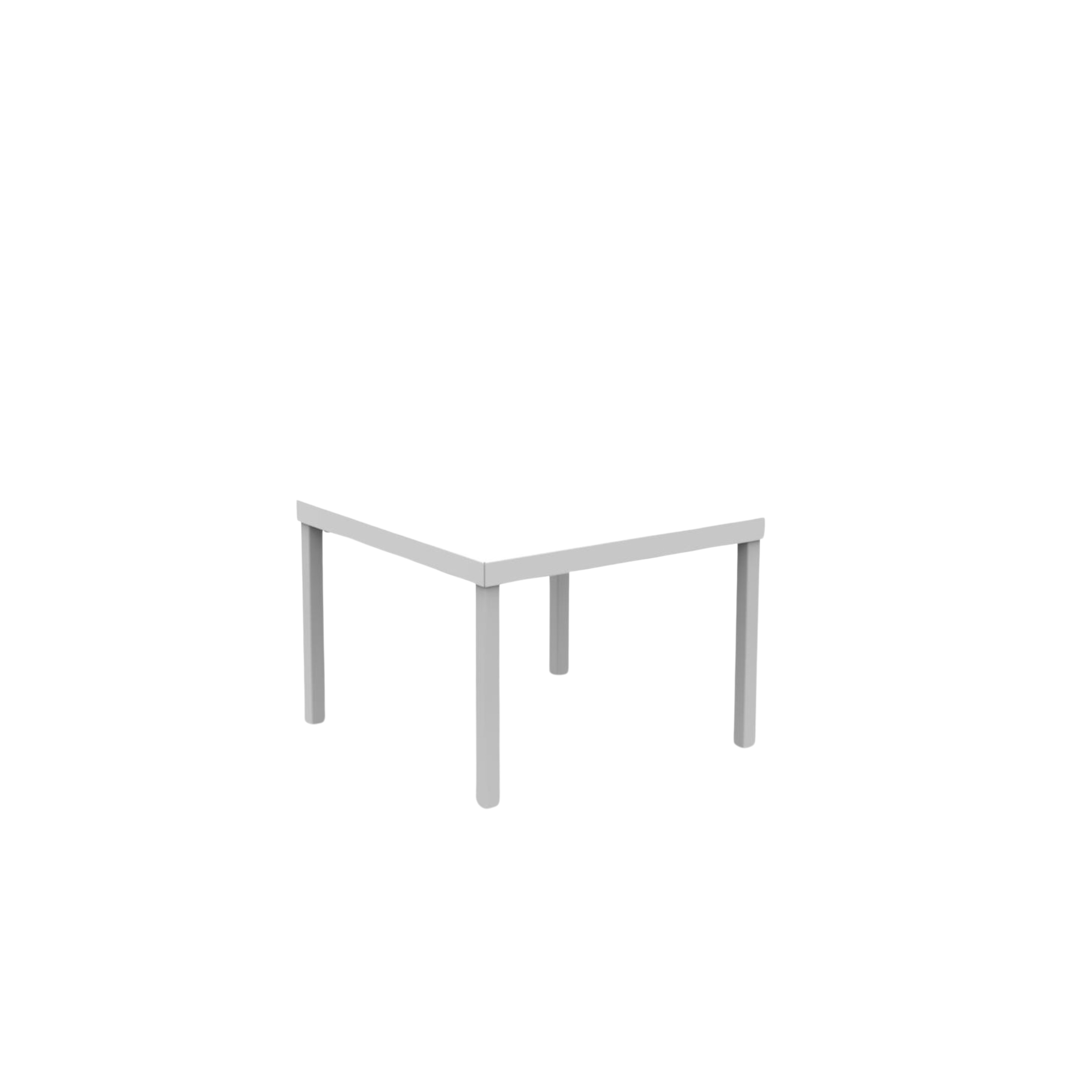 "Alice3" stackable square metal garden table, 40x40 cm, 38.5 cm high