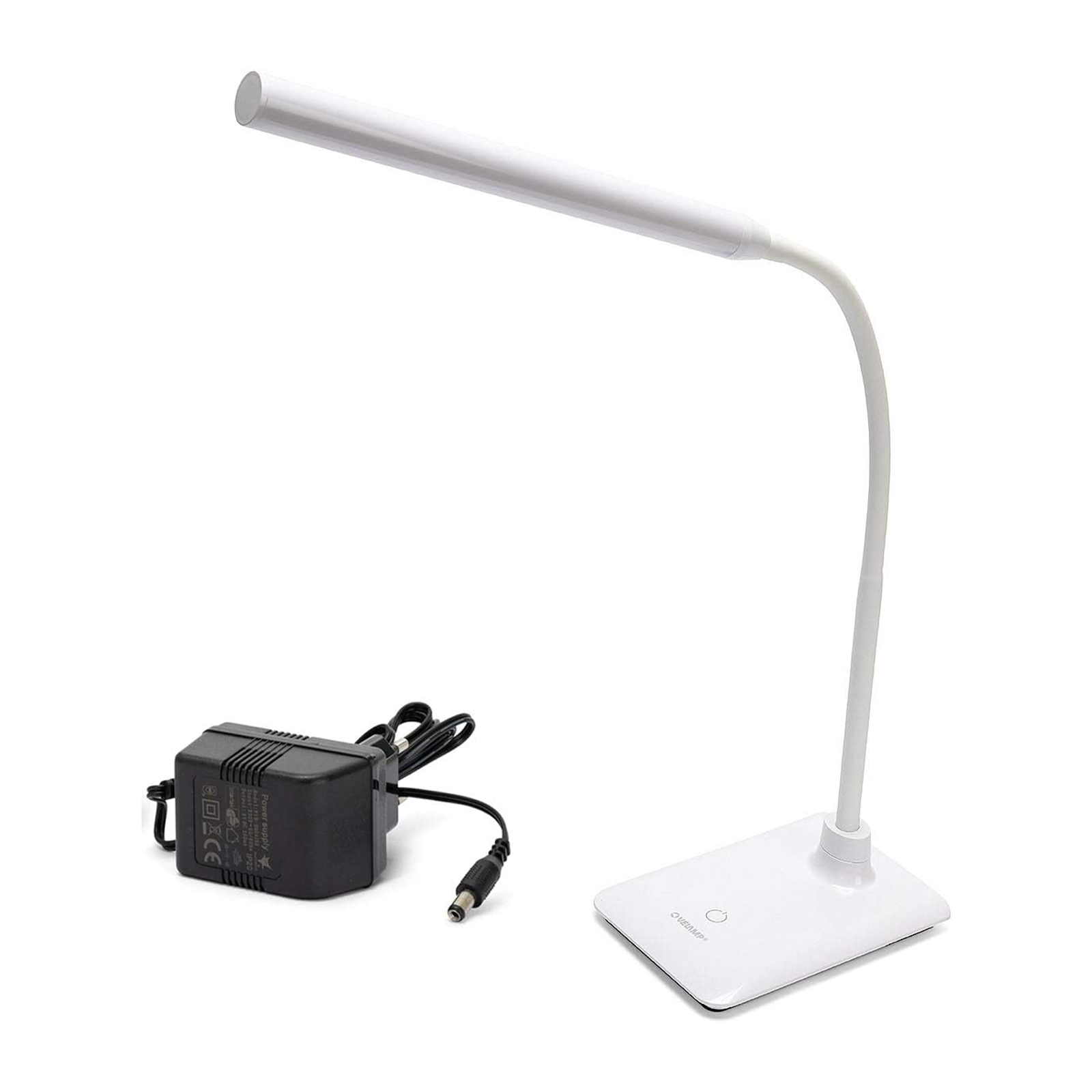 Slim LED table lamp in ABS 6 W touch switch cm 17x12 70h
