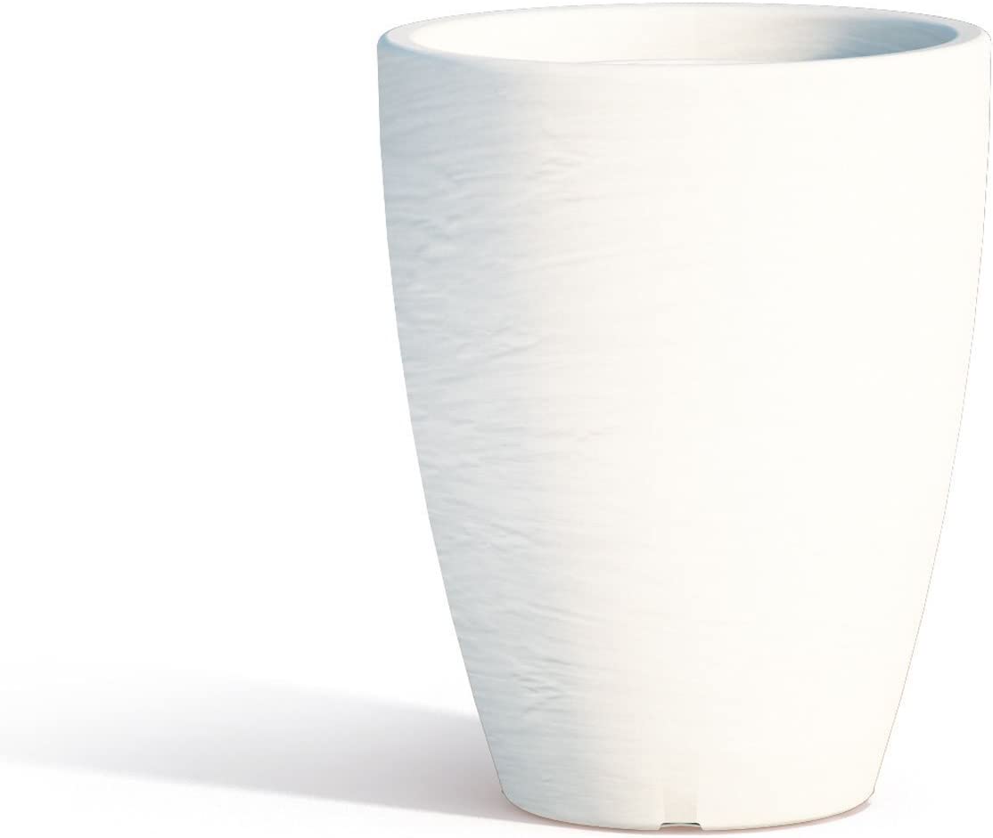 Vaso tondo Adone per interno ed esterno in resina cm 30x30 38h