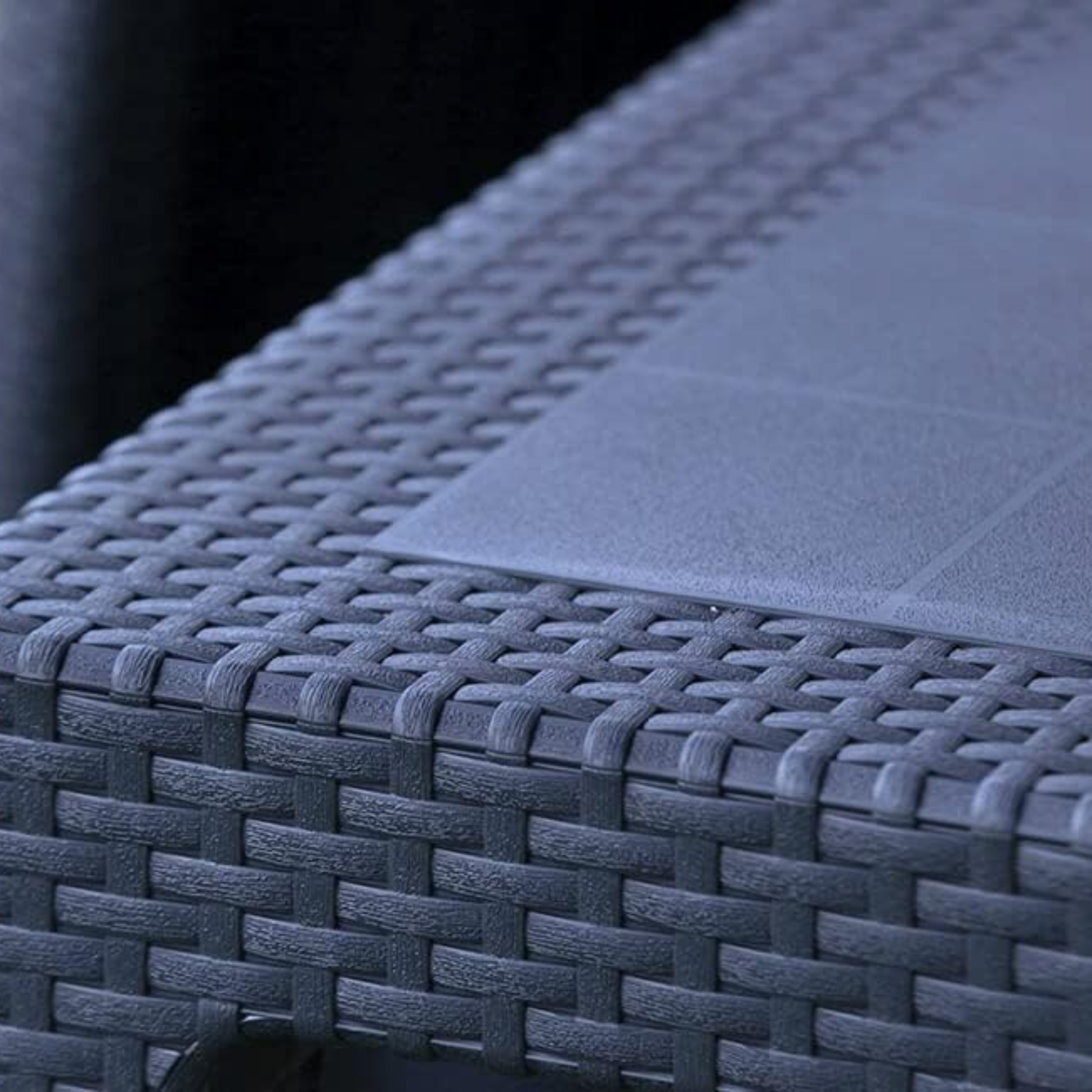 "Melody" resin garden table for outdoor use, 160x94 cm, 74h