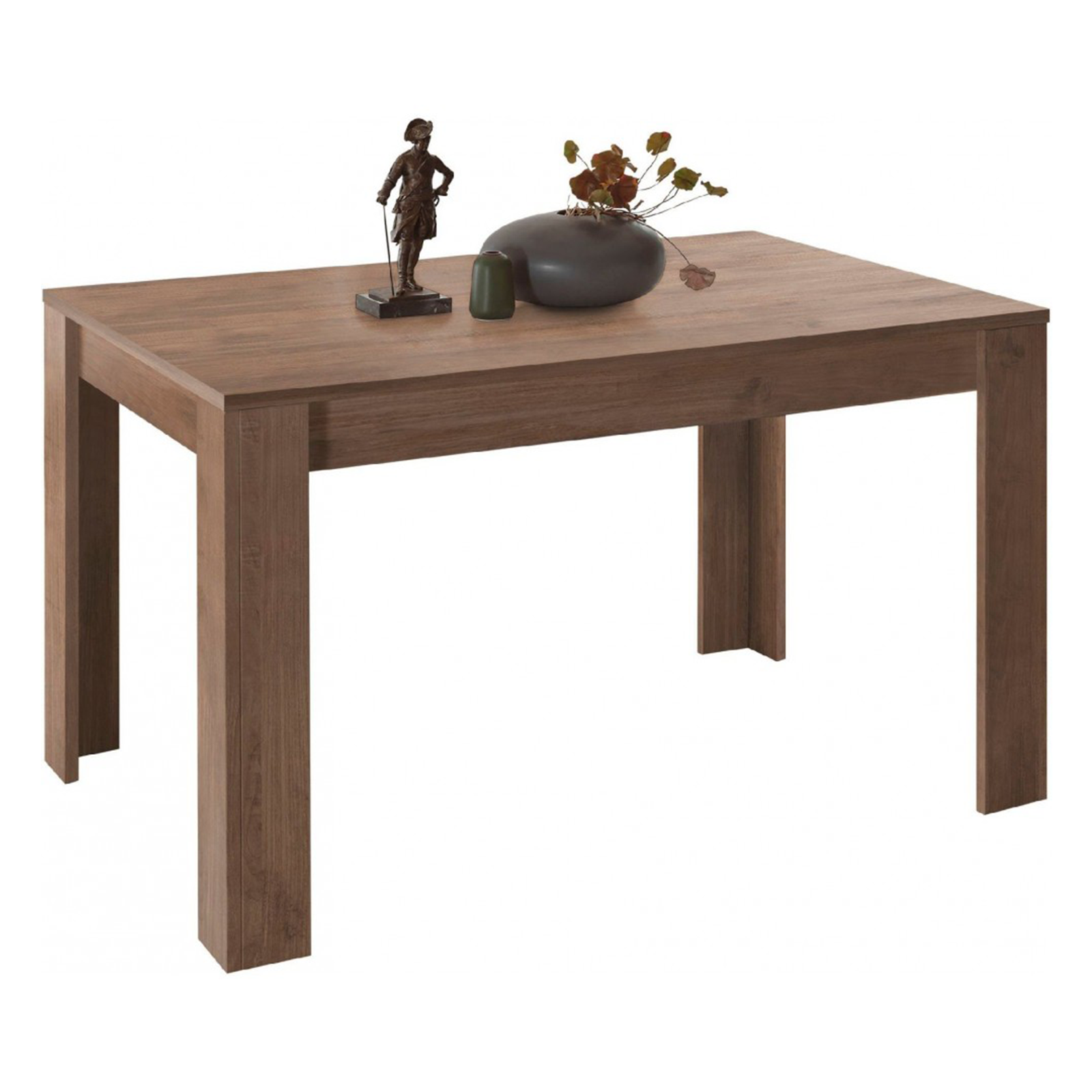 Modern extendable table "Venus" in oak wood 137/185x90 cm 79h
