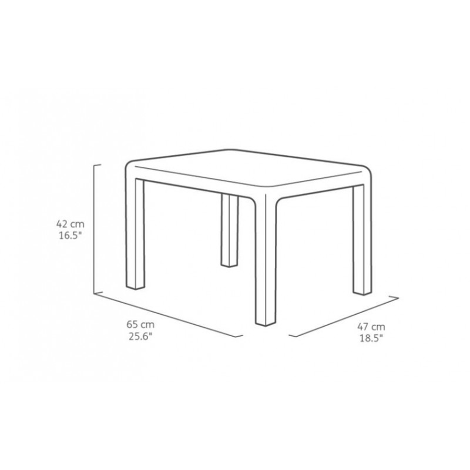 "Emily" graphite resin garden lounge set, sofa, 2 armchairs, coffee table with cushions
