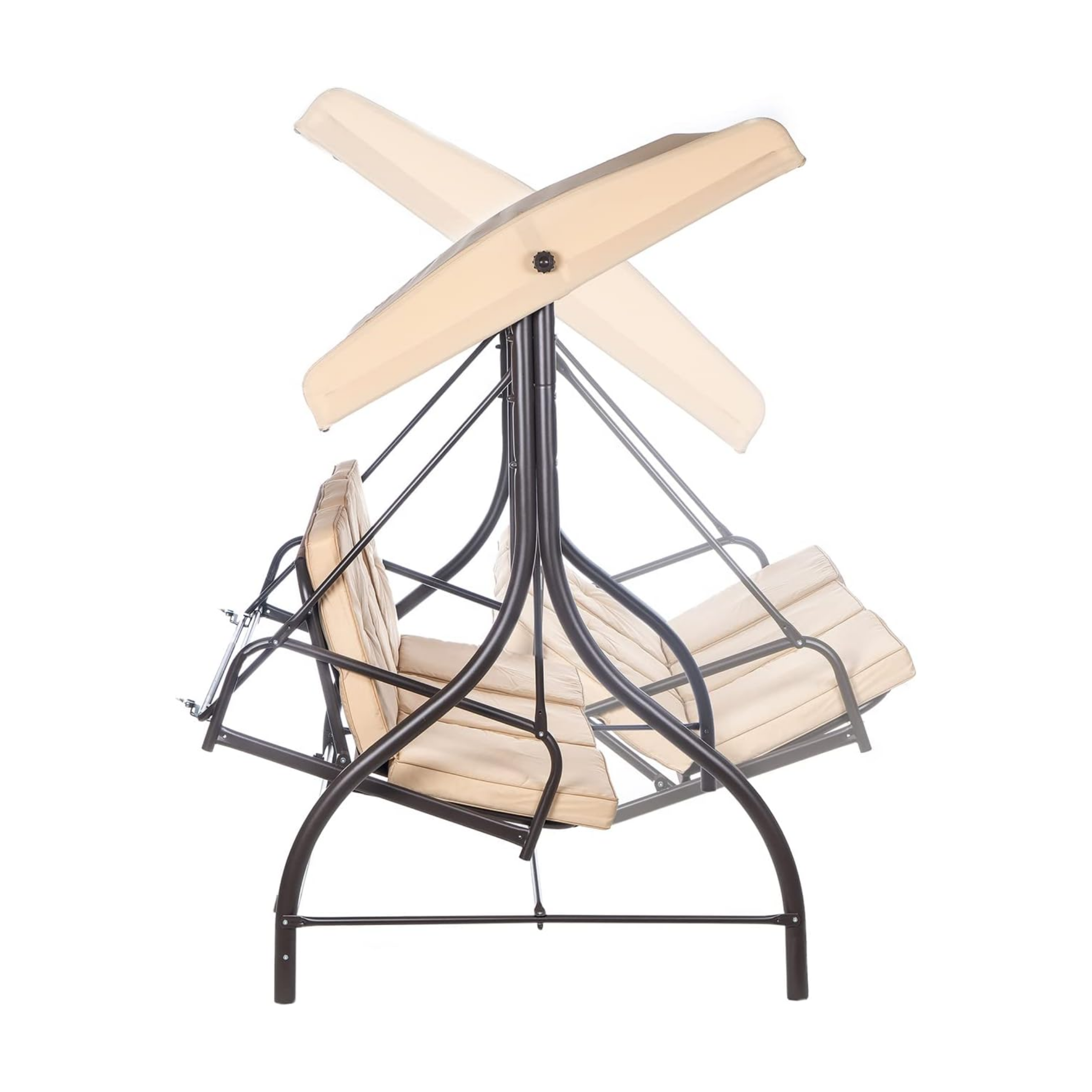 "Kathay" rocking chair that reclines into a bed, 194x125 cm, 174 cm high