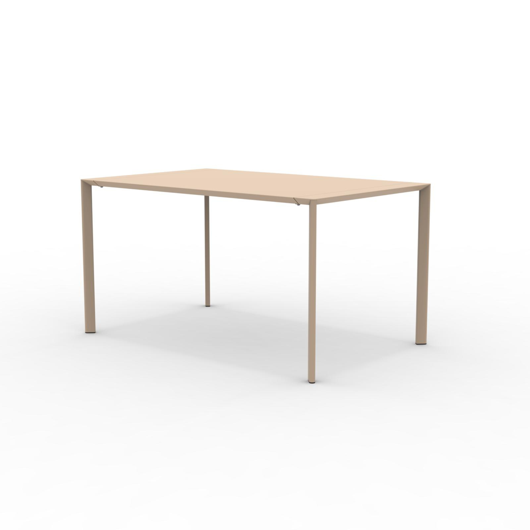 Tavolo quadrato in metallo "Fox1" per giardino impilabile cm 80x80 75h