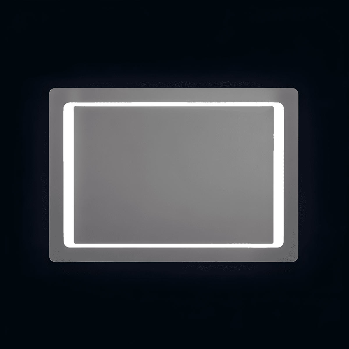 Specchio con cornice a led "Portland" rettangolare reversibile - MondoViro