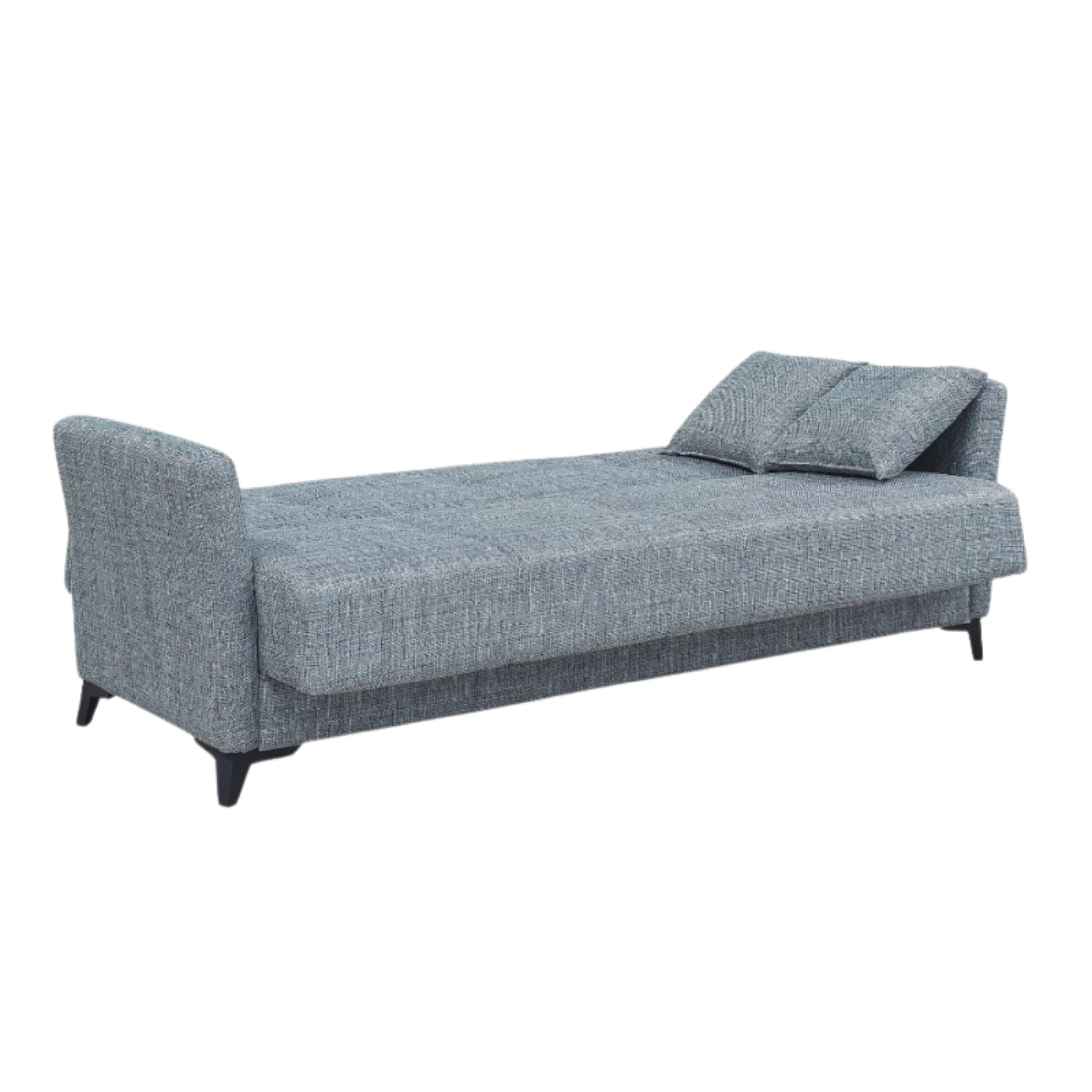 "Lory" modern 3-seater velvet sofa bed for living room, 210x88 cm, 82 cm high