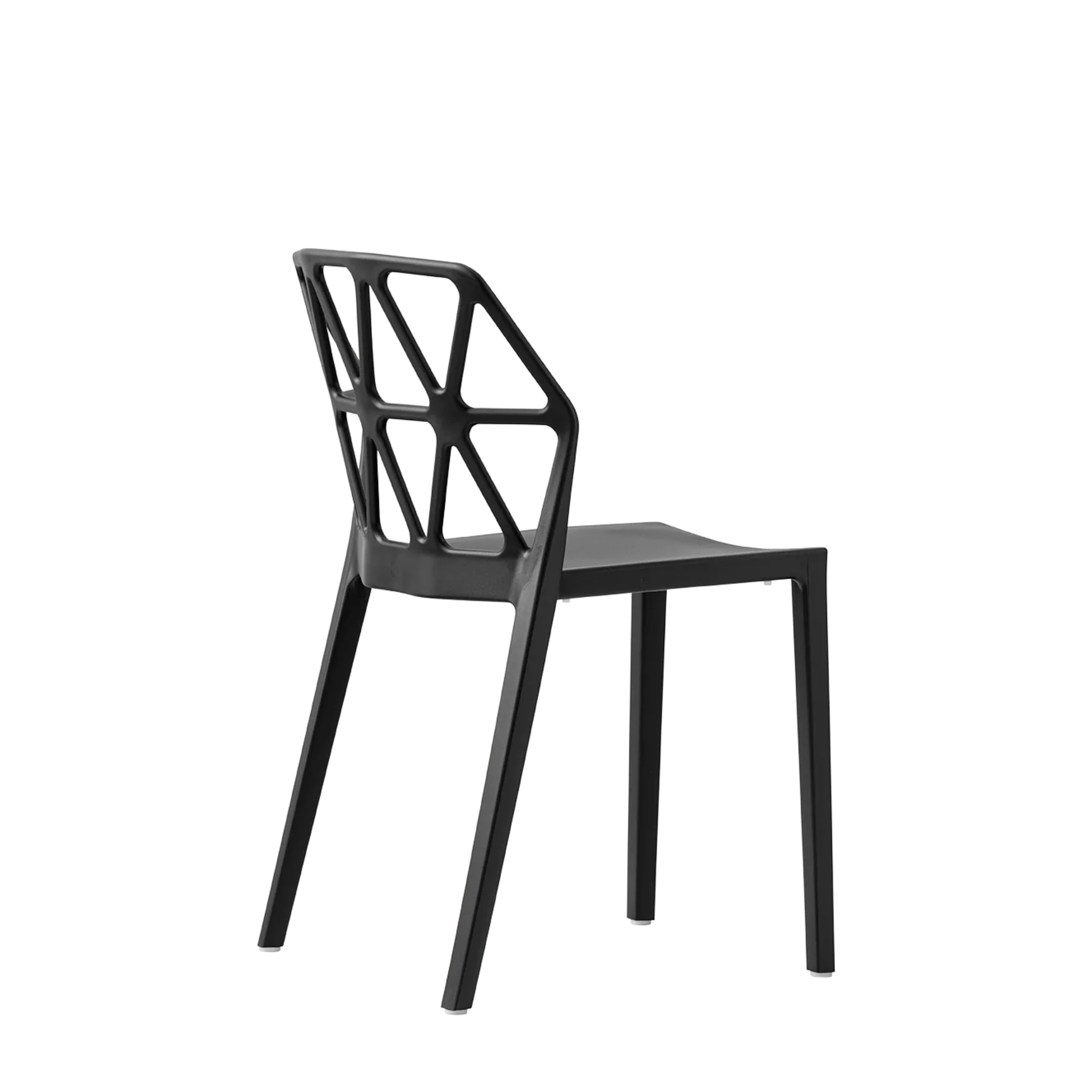 Set of modern living room chairs "Alchemia" in polypropylene cm 49.5x51 79h