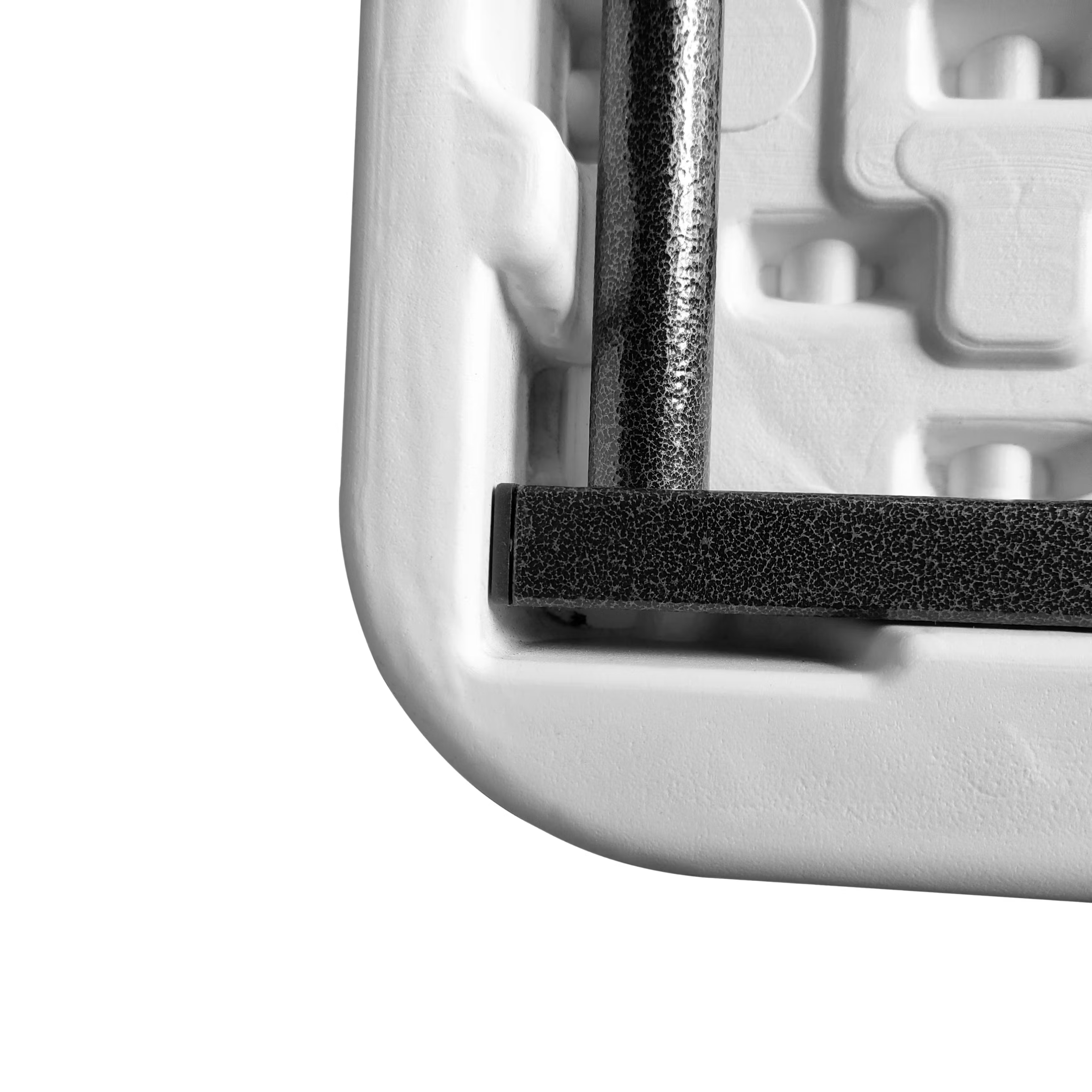 Tavolo richiudibile in plastica "Flip" da 8 posti con struttura in acciaio