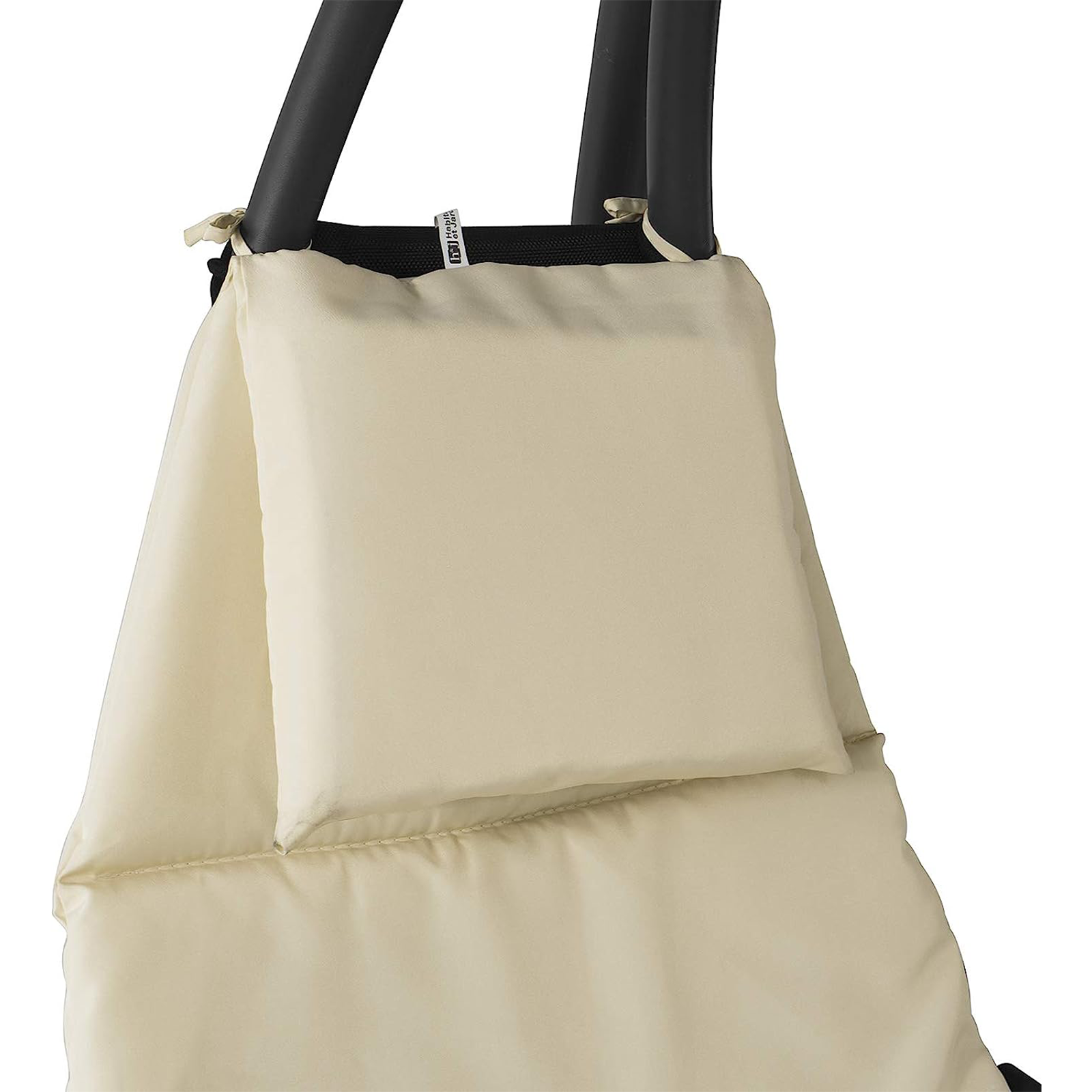 "Ground" steel garden swing bed with cushion and canopy, 197x104 cm, 200 cm high