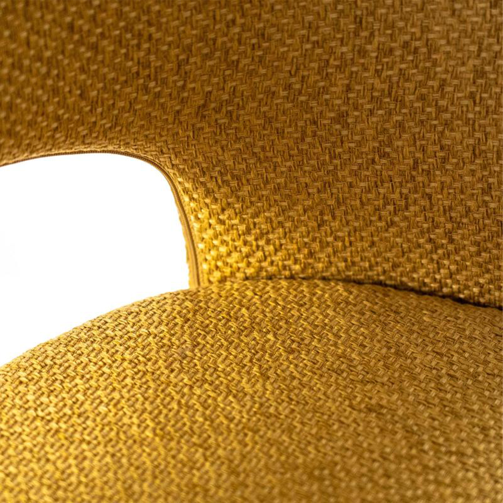 Set of modern upholstered "Erica" dining chairs in fabric, 56x52 cm, 78.5 cm high.