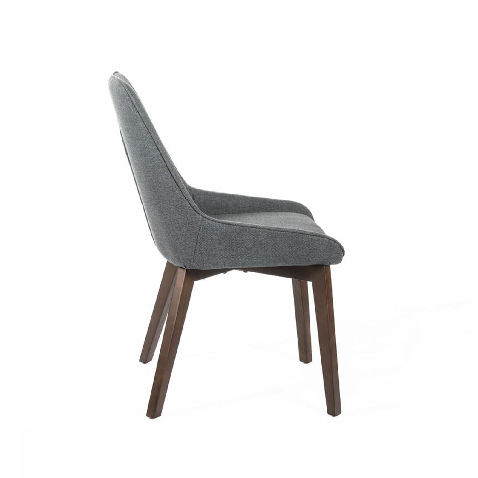 Set of modern "Orchidea" upholstered living room chairs in fabric, 49.5x62 cm, 87h