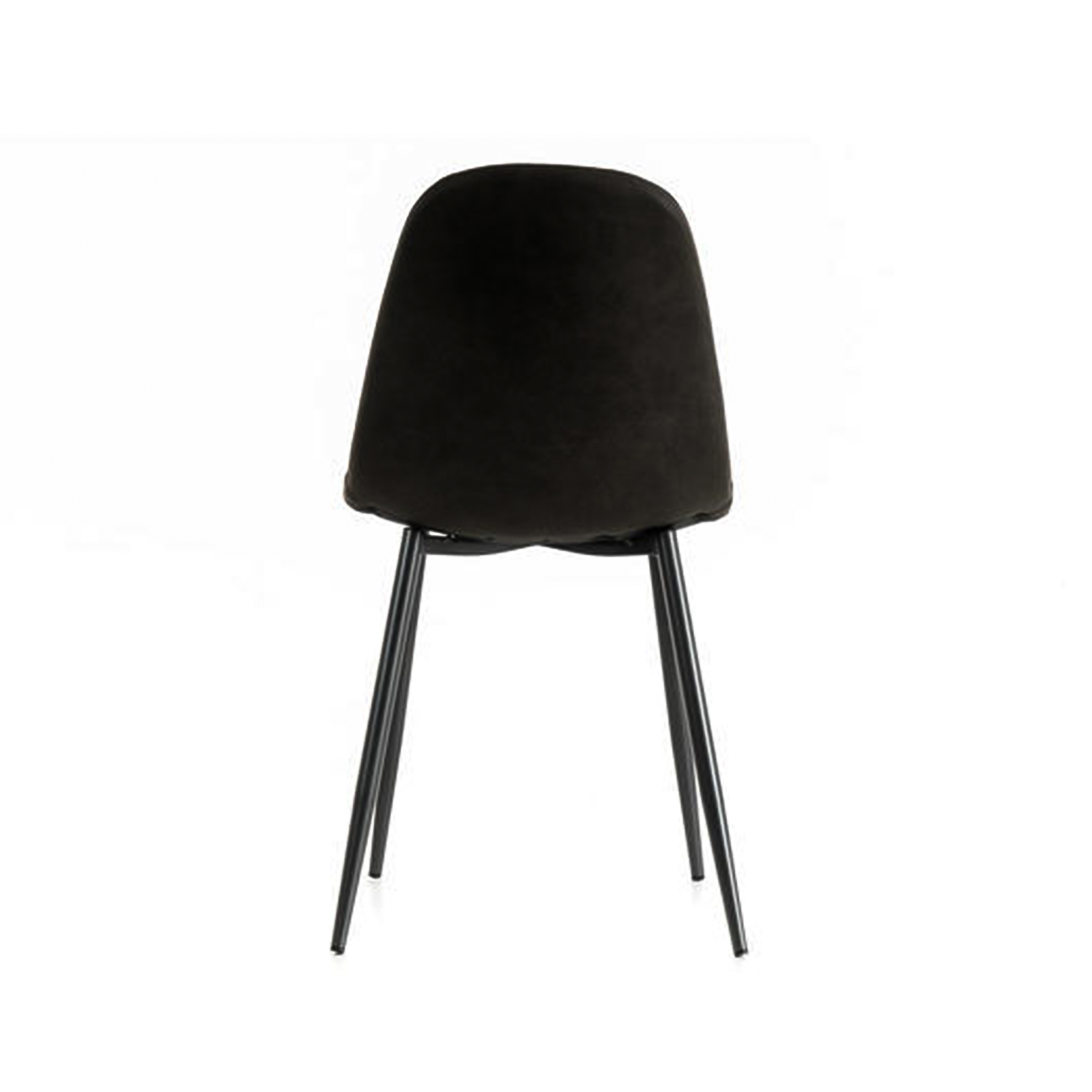 Set of modern "Ginestra" upholstered chairs in faux leather, 50x44 cm, 84h