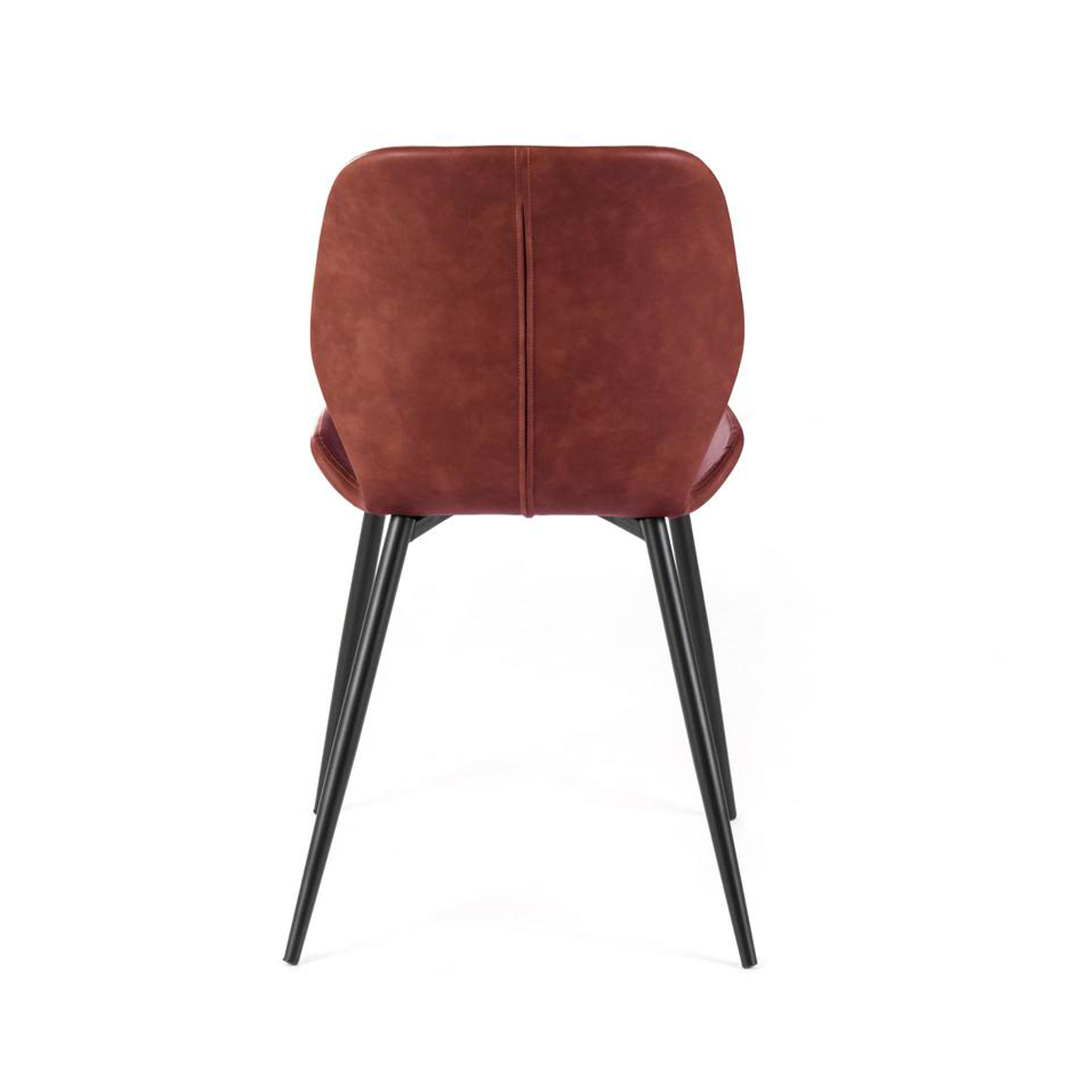 Set of elegant chairs in faux leather "Liam" soft touch vintage cm 45x55 83h