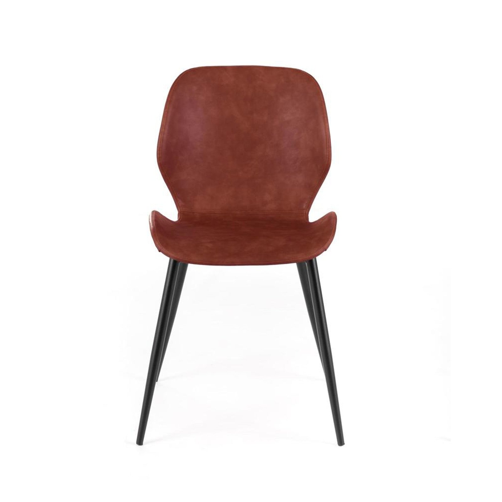 Set of elegant chairs in faux leather "Liam" soft touch vintage cm 45x55 83h