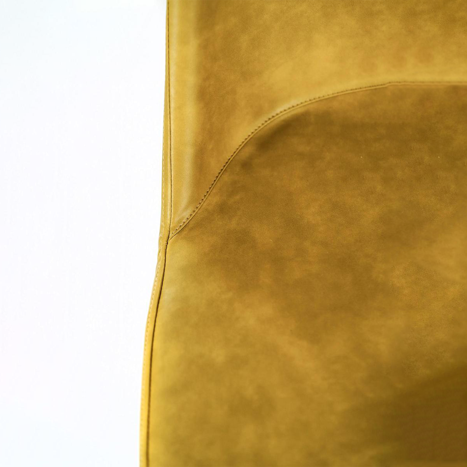 Set of modern "Damasco" dining chairs upholstered in soft-touch faux leather