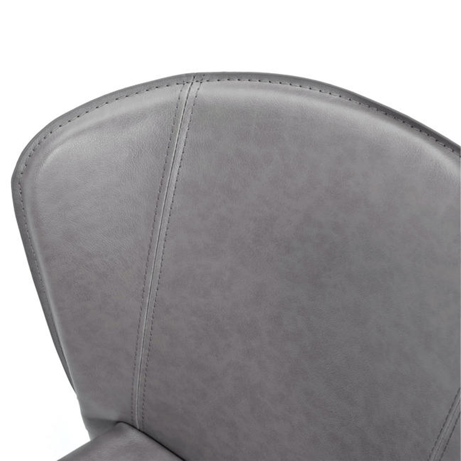 Set of modern "Glicine" faux leather chairs for the living room, elegant, 56x49 cm, 82 cm high.