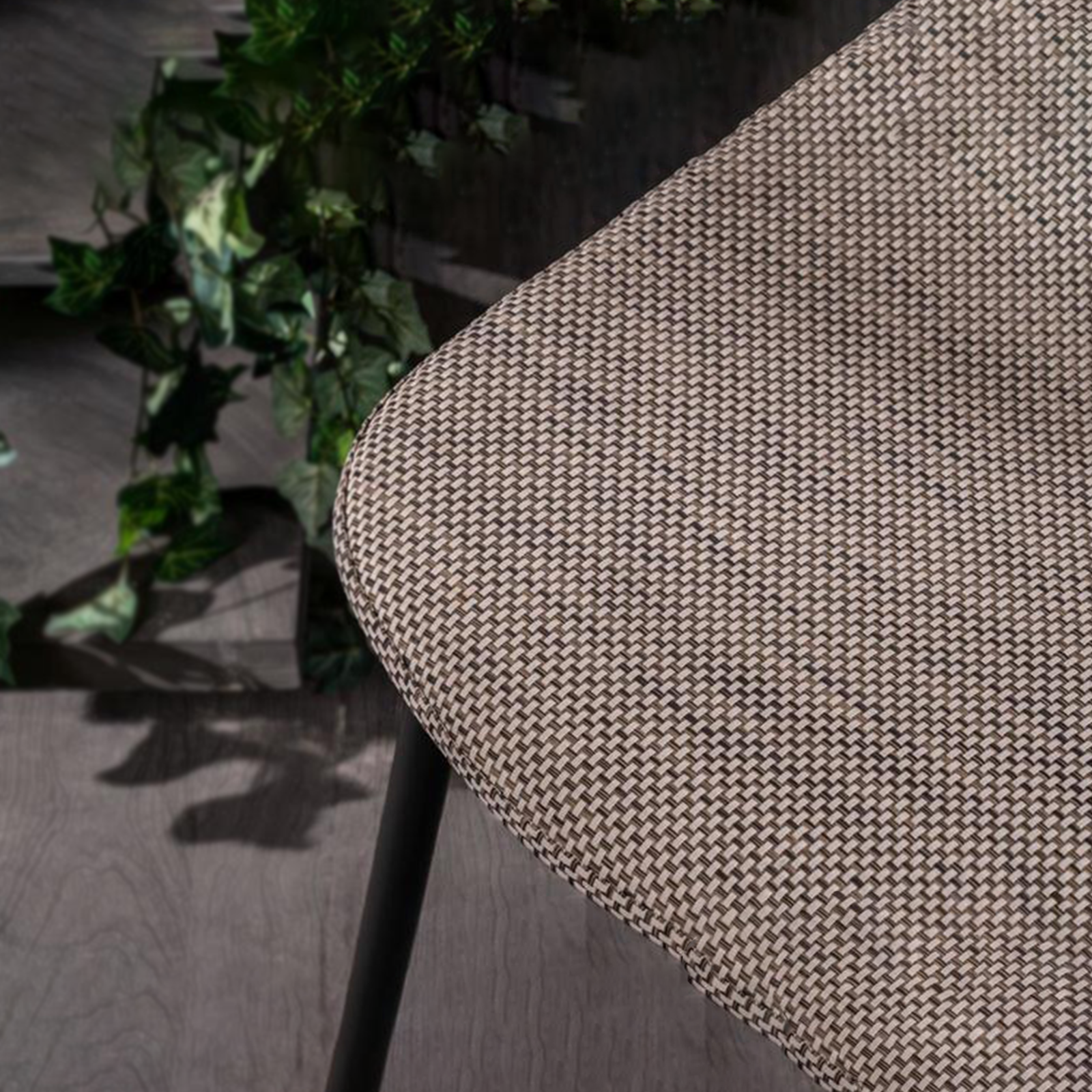 Vintage "Florida" Rattan Faux Leather Dining Chair Set