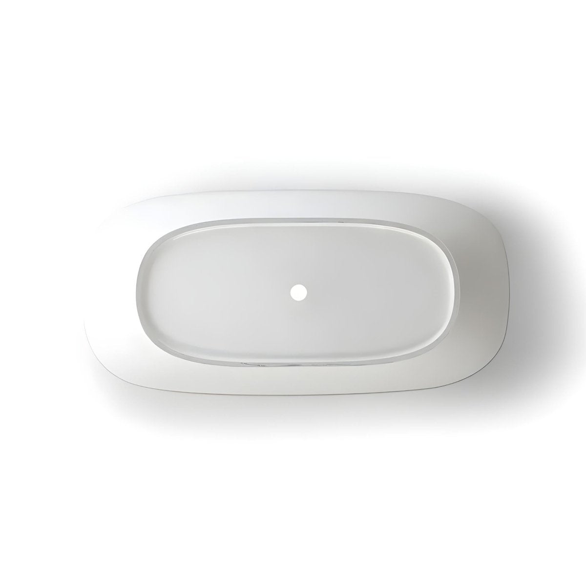 Vasca da bagno freestanding "Rimini" in marmo ricomposto cm 160x75 48h - MondoViro