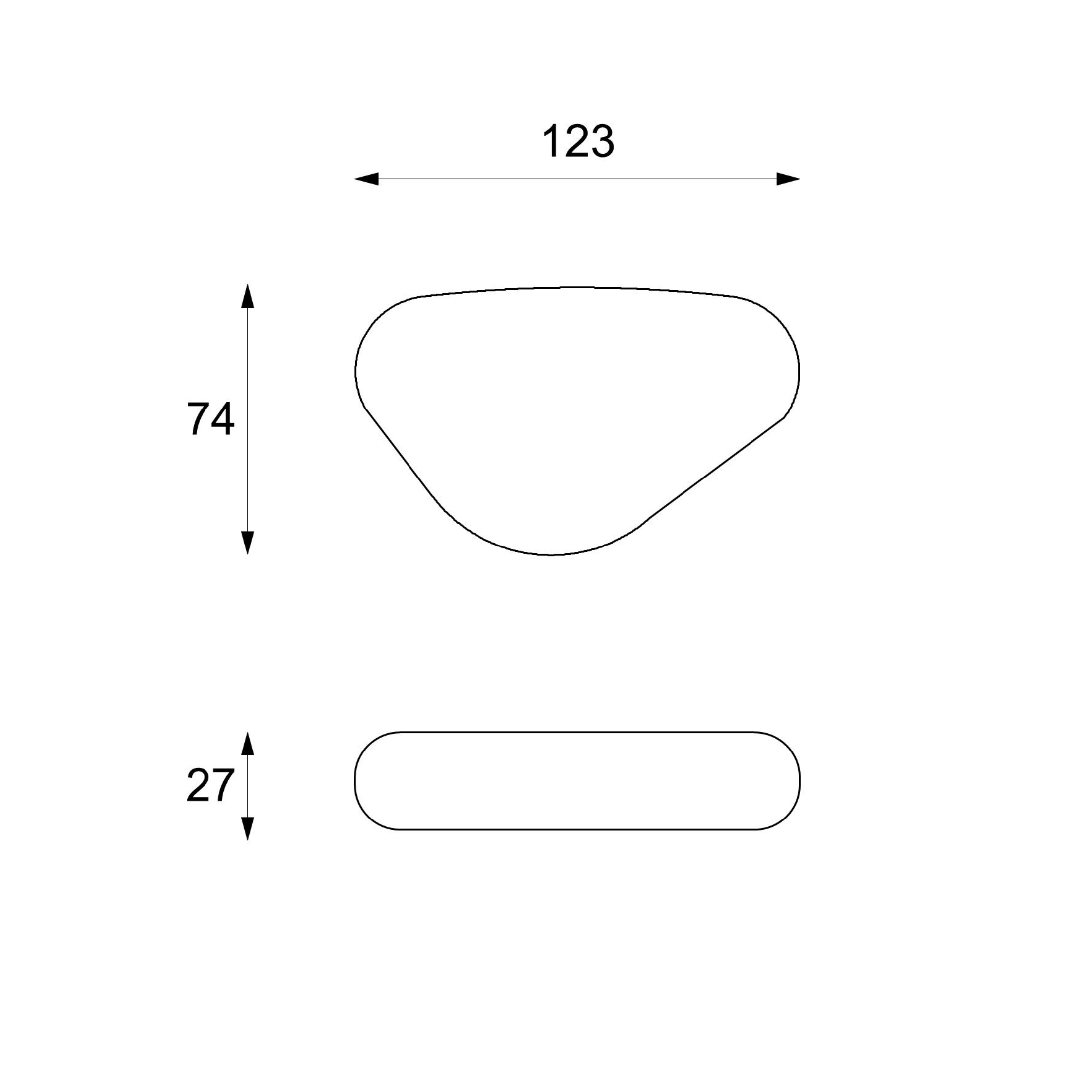 "Sandu" fossil stone coffee table