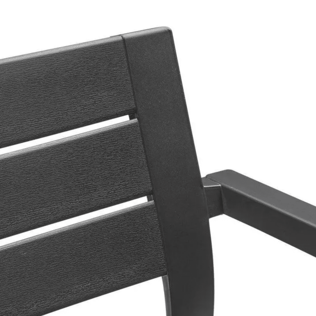 Set di 6 sedie da giardino "Helena" con braccioli in polipropilene impilabili cm 61,5x58,5 79h - MondoViro