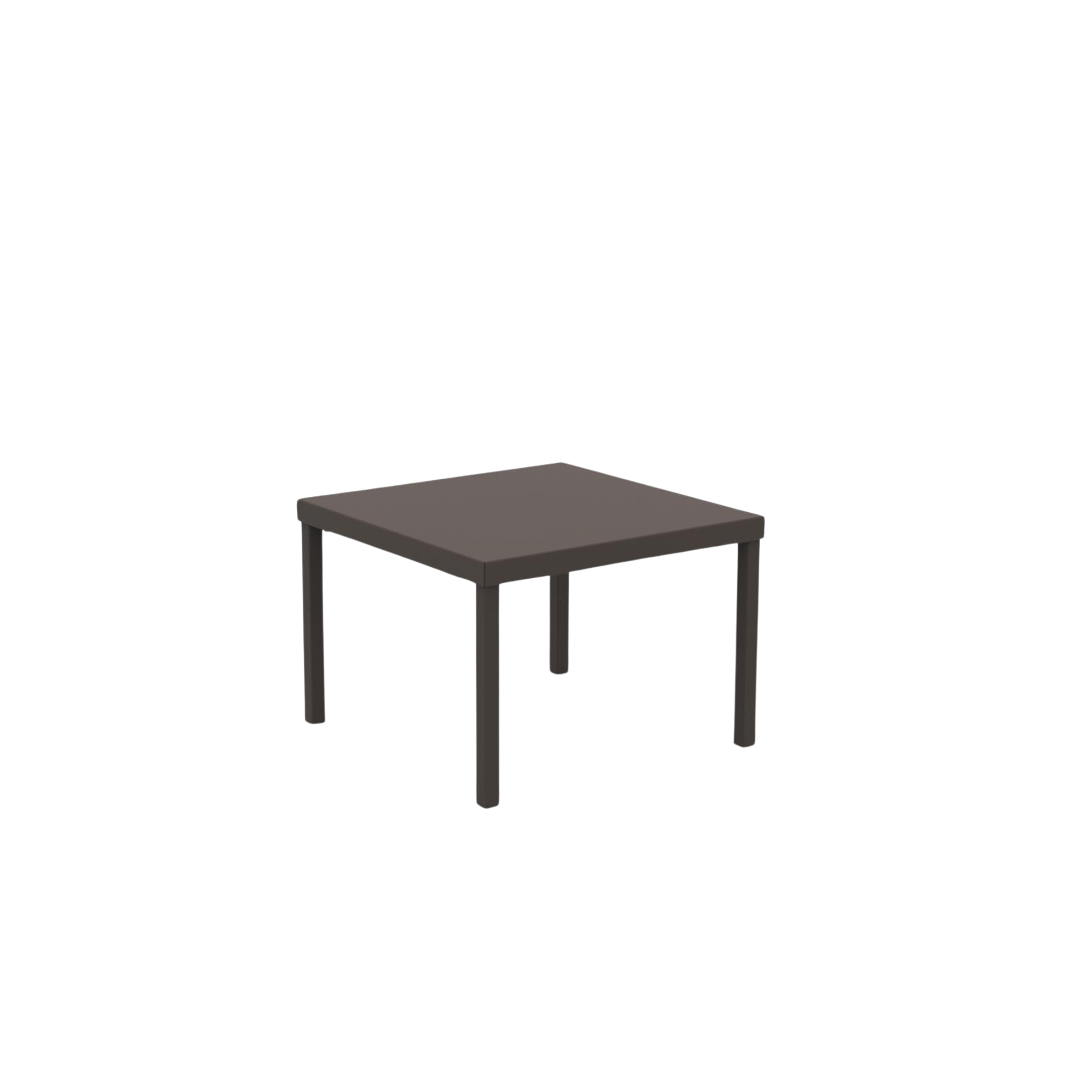 "Alice3" stackable square metal garden table, 40x40 cm, 38.5 cm high