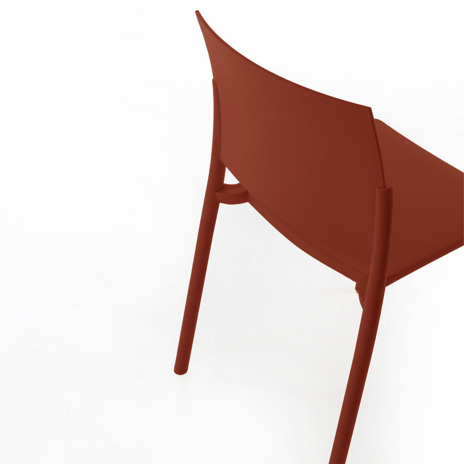 Set of modern "Sabrina" stackable polypropylene living room chairs, 52.5x55 cm, 81h